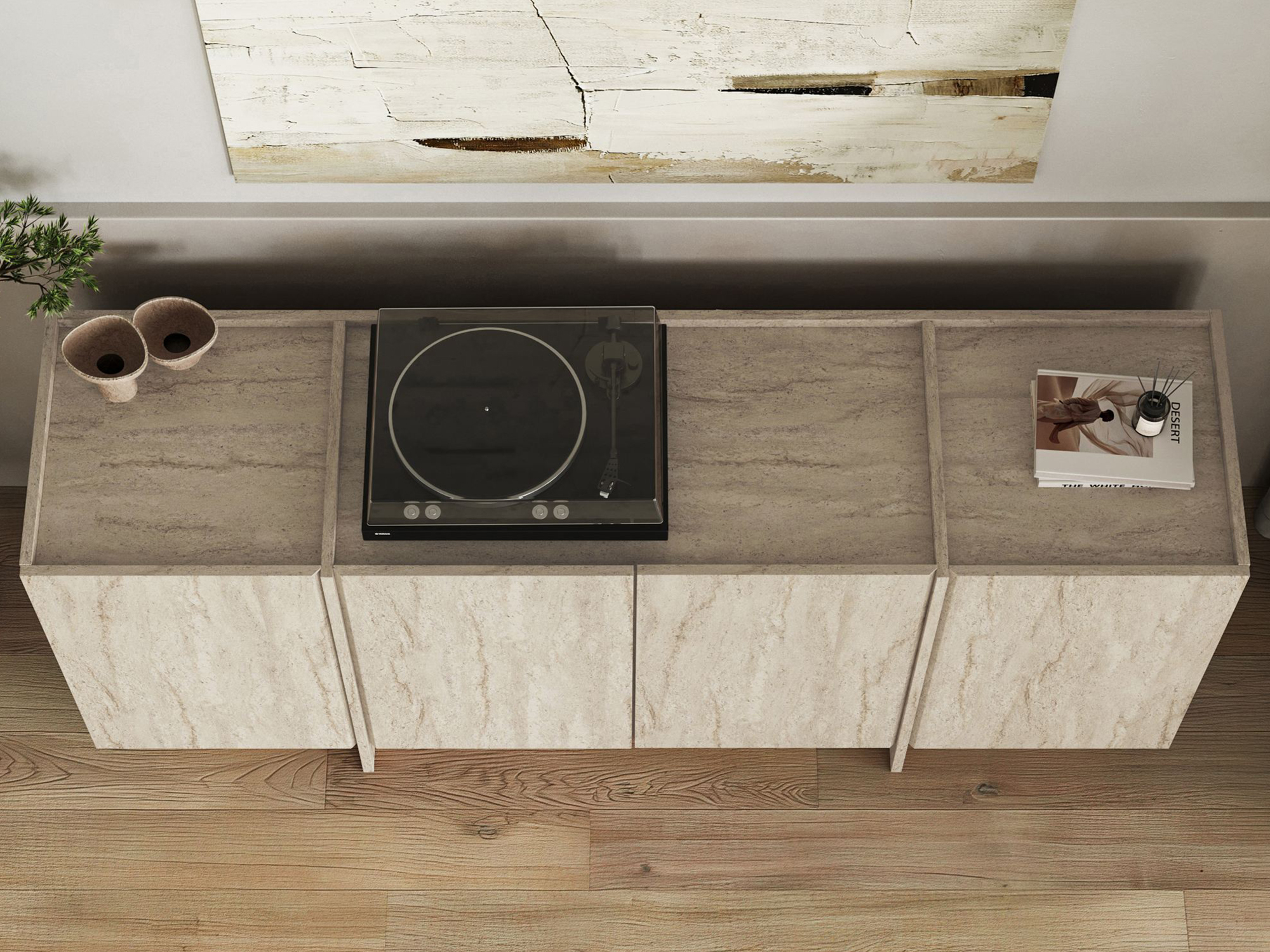 Bufet Novato 153 (Deschis Travertine)