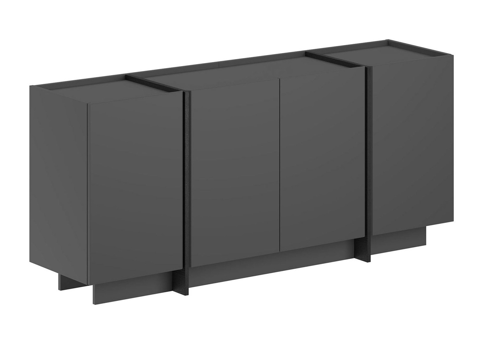 Bufet Novato 153 (Negru + Antracit)