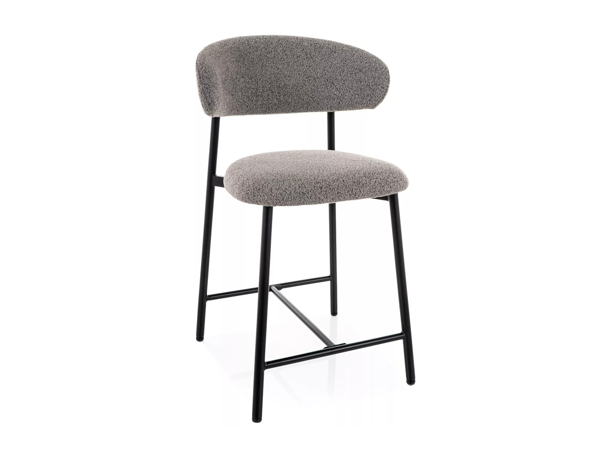Scaun de bar Detroit 1062 (Gri + Negru)