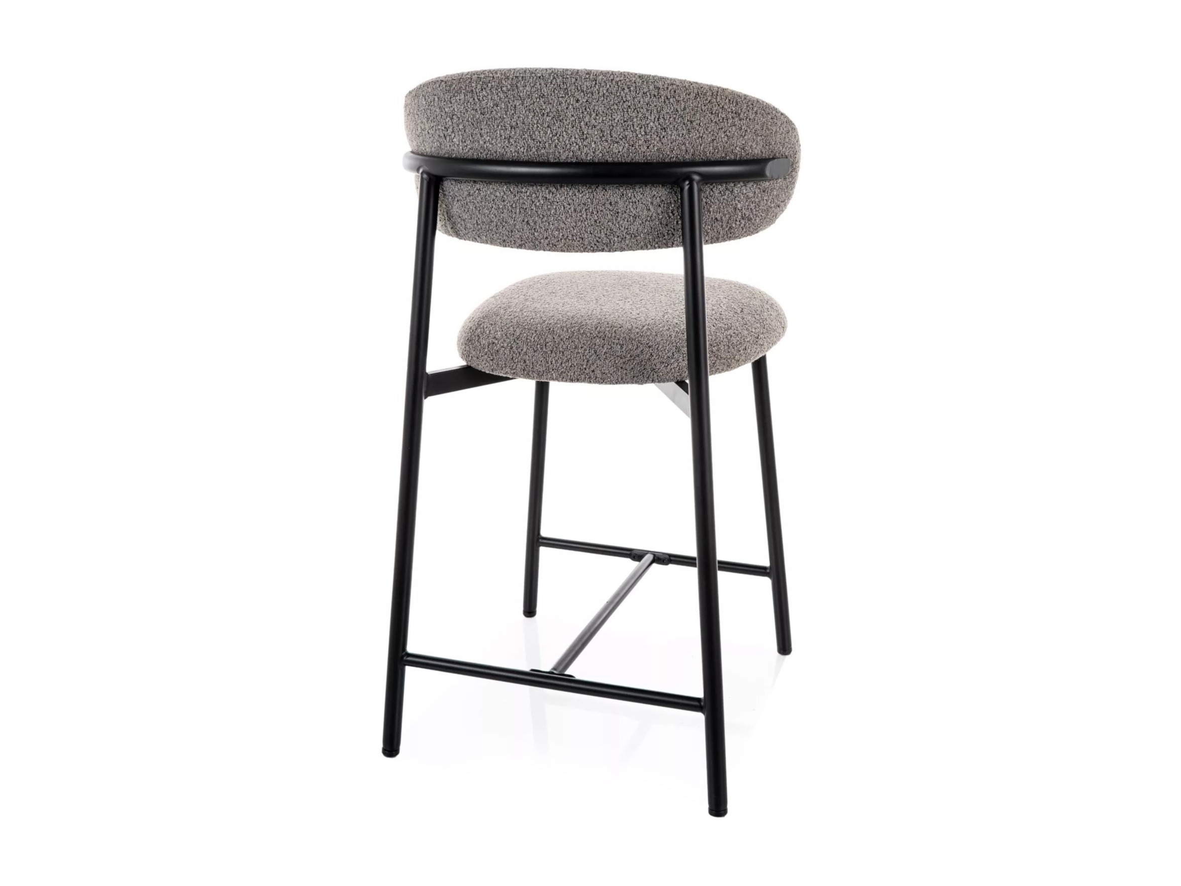 Scaun de bar Detroit 1062 (Gri + Negru)