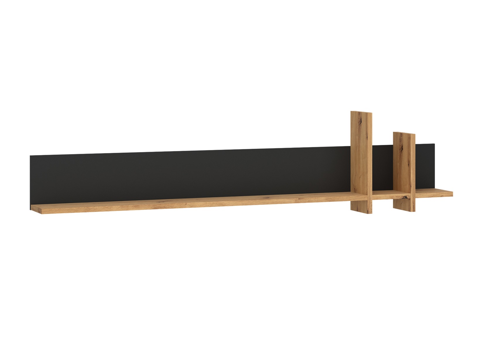 Raft de perete Deldori 111 (Stejar artizan + Antracit)