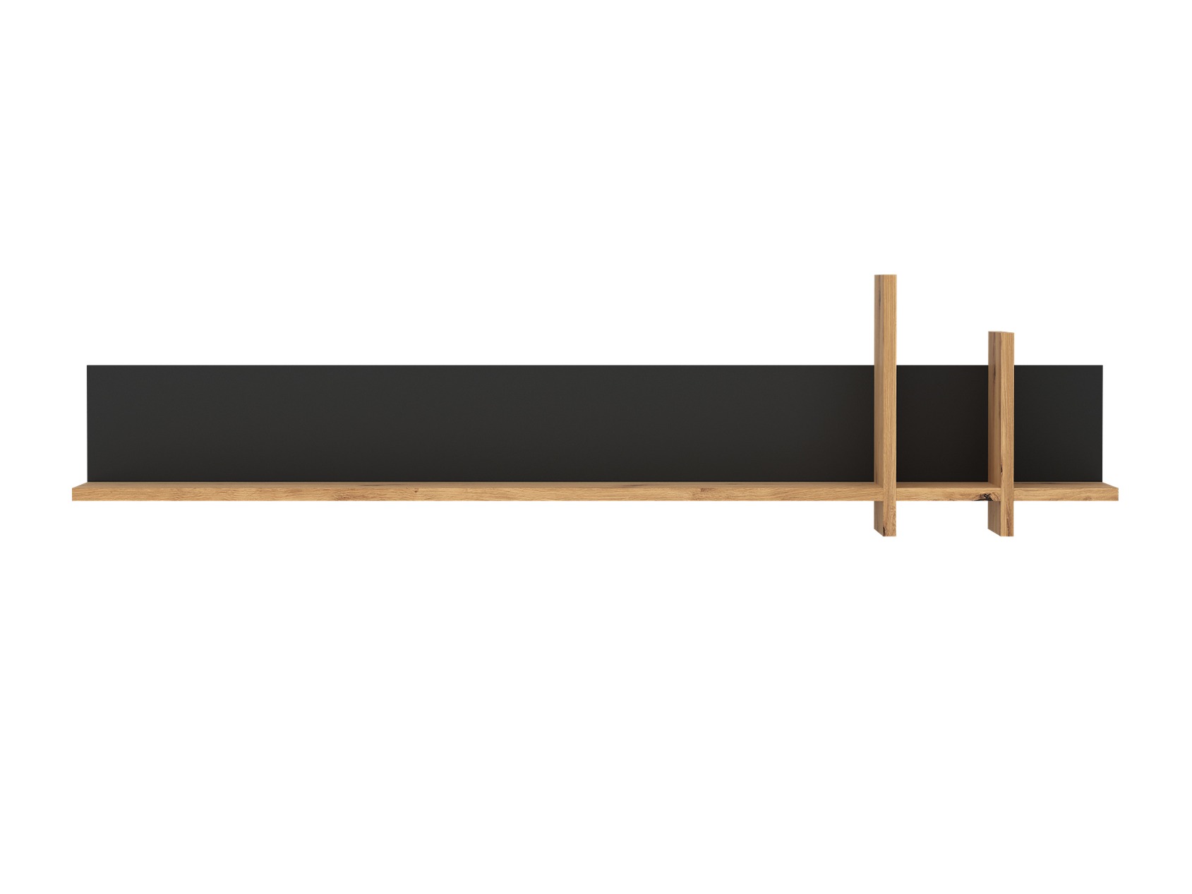 Raft de perete Deldori 111 (Stejar artizan + Antracit)