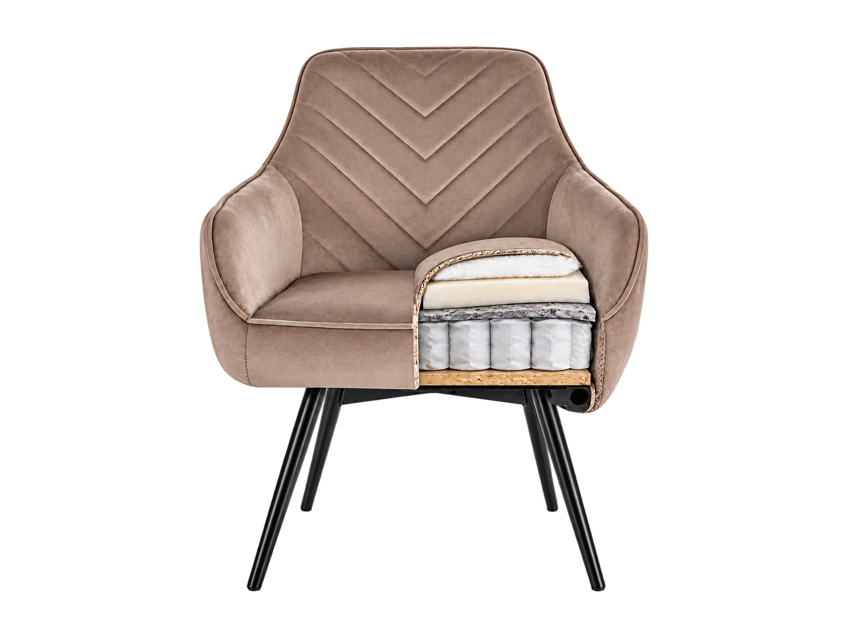 Scaun Detroit 734 (Negru)