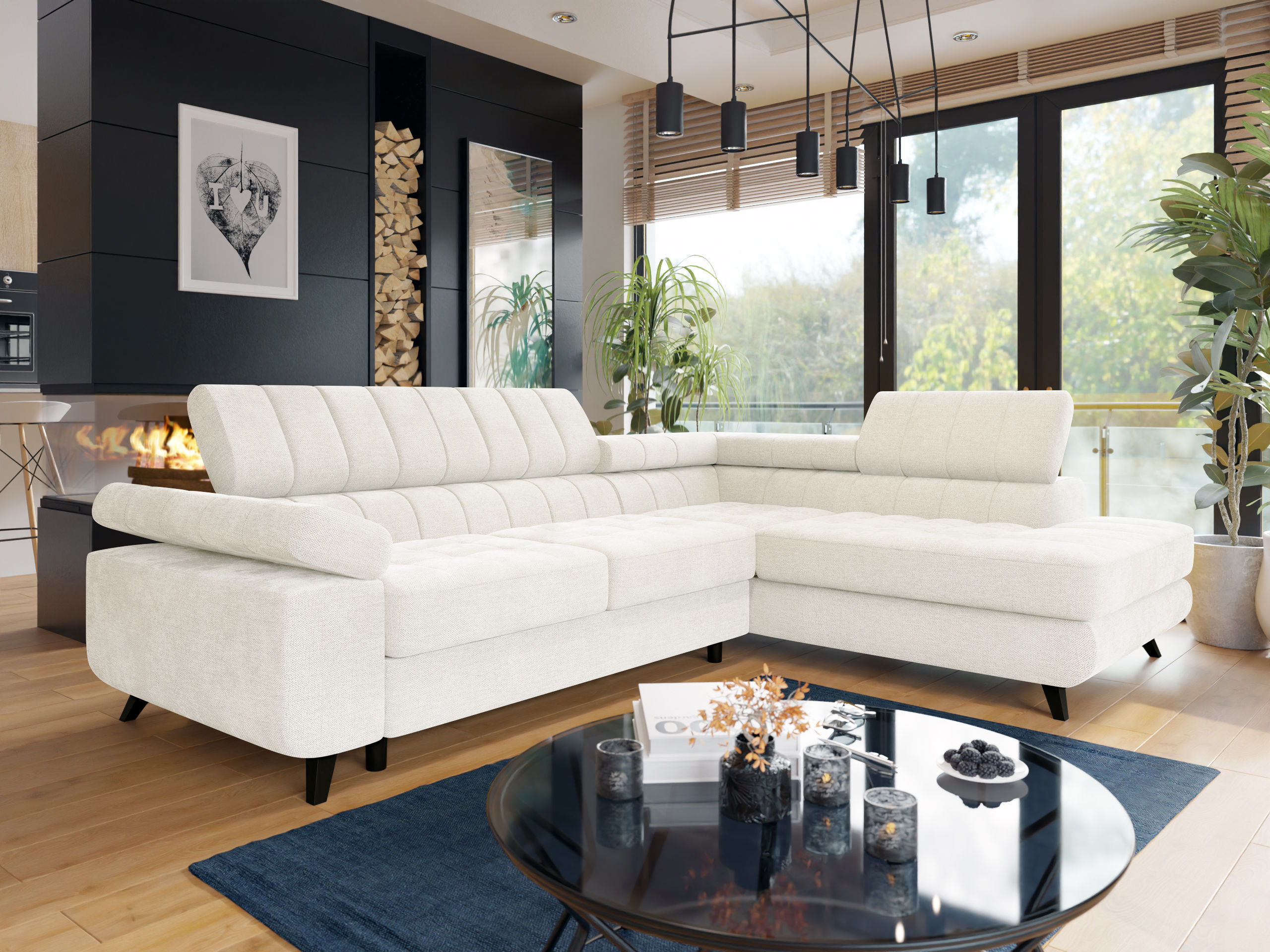 Colțar Comfivo Agnus (Spirit White)