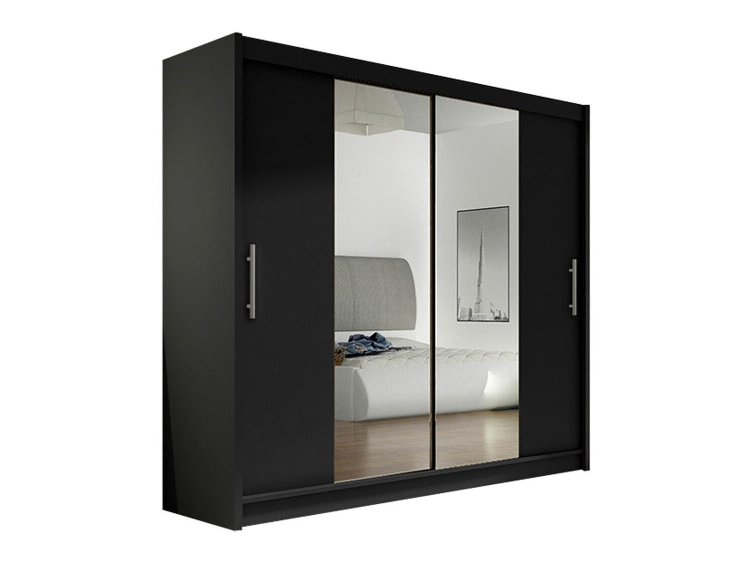Dulap Closico Pallor II (Negru)