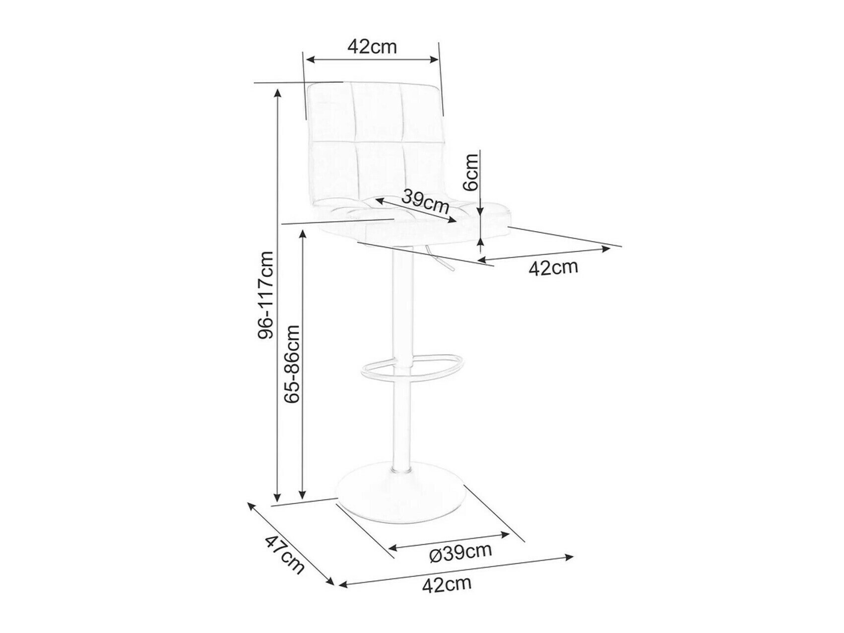 Scaun bar SR12189