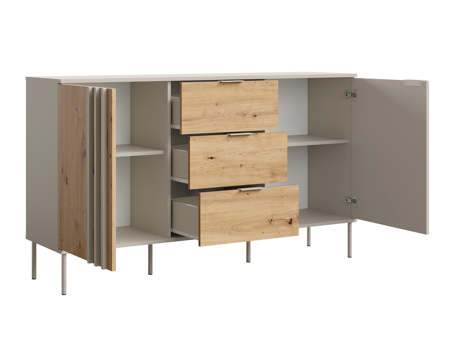 Set de living Tivreme 106 (Cașmir + Stejar artizan)