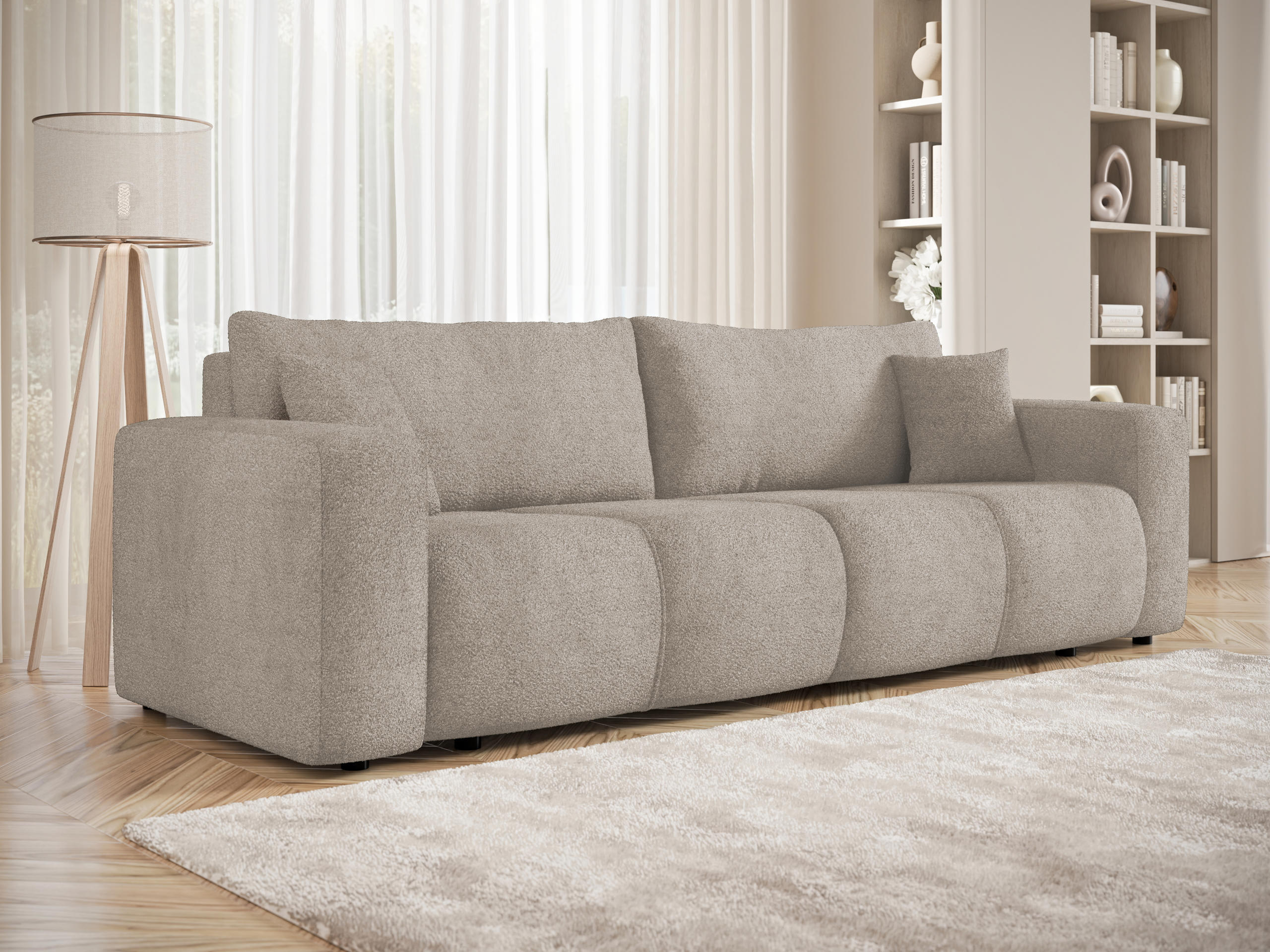 Canapea extensibilă Comfivo Laurus (Coral 50)