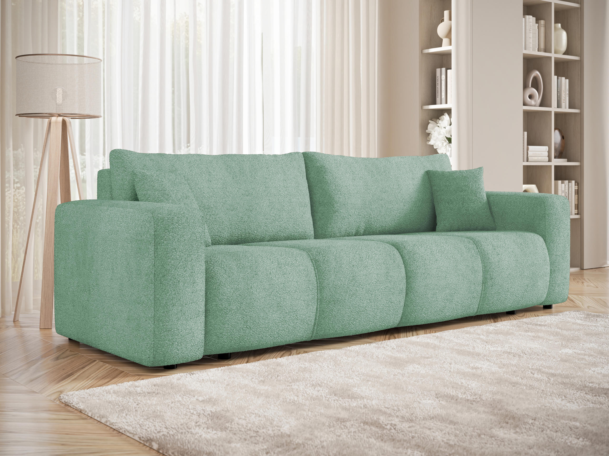 Canapea extensibilă Comfivo Laurus (Coral 55)