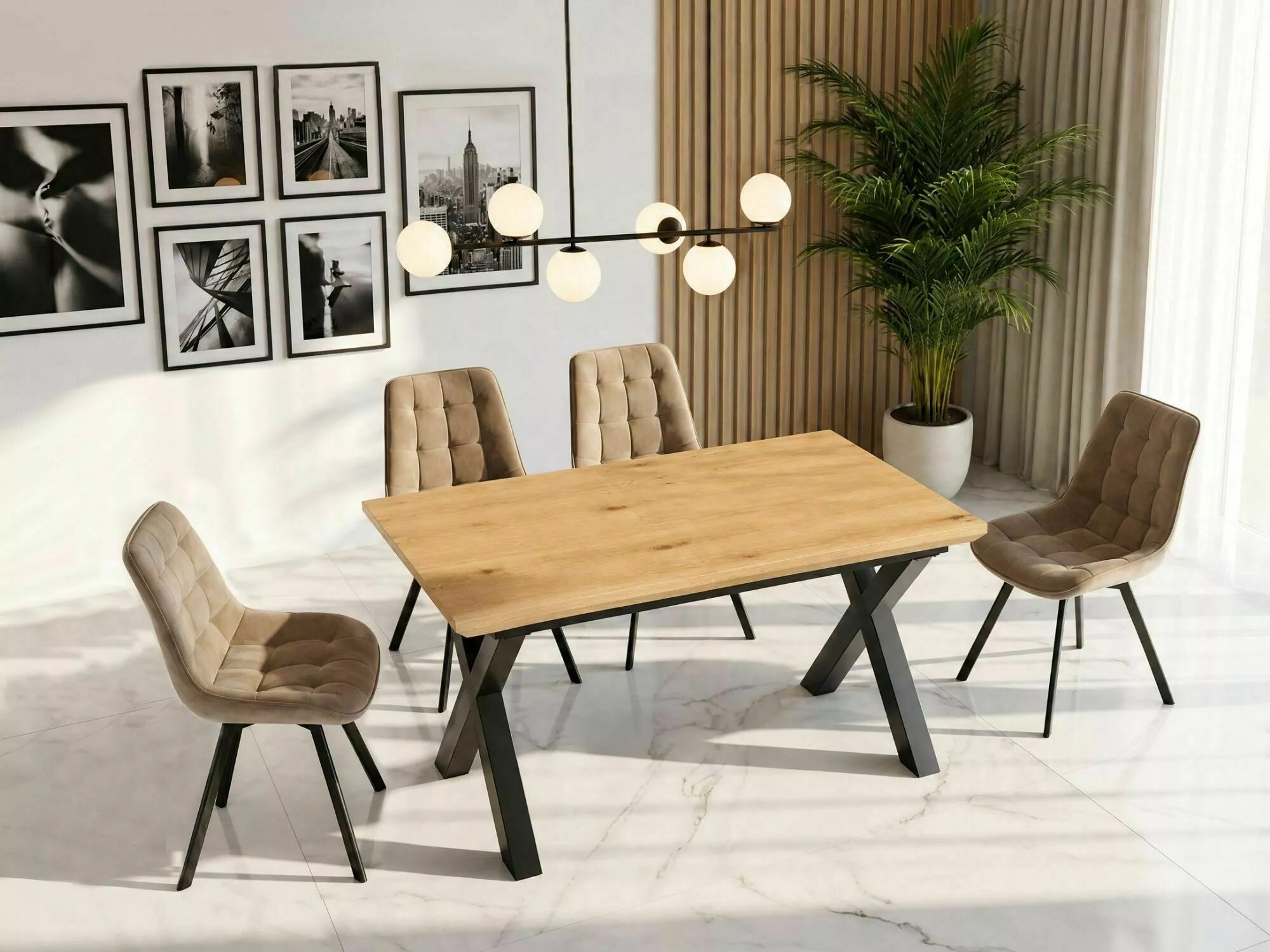 Masă Detroit 1078 (Stejar)