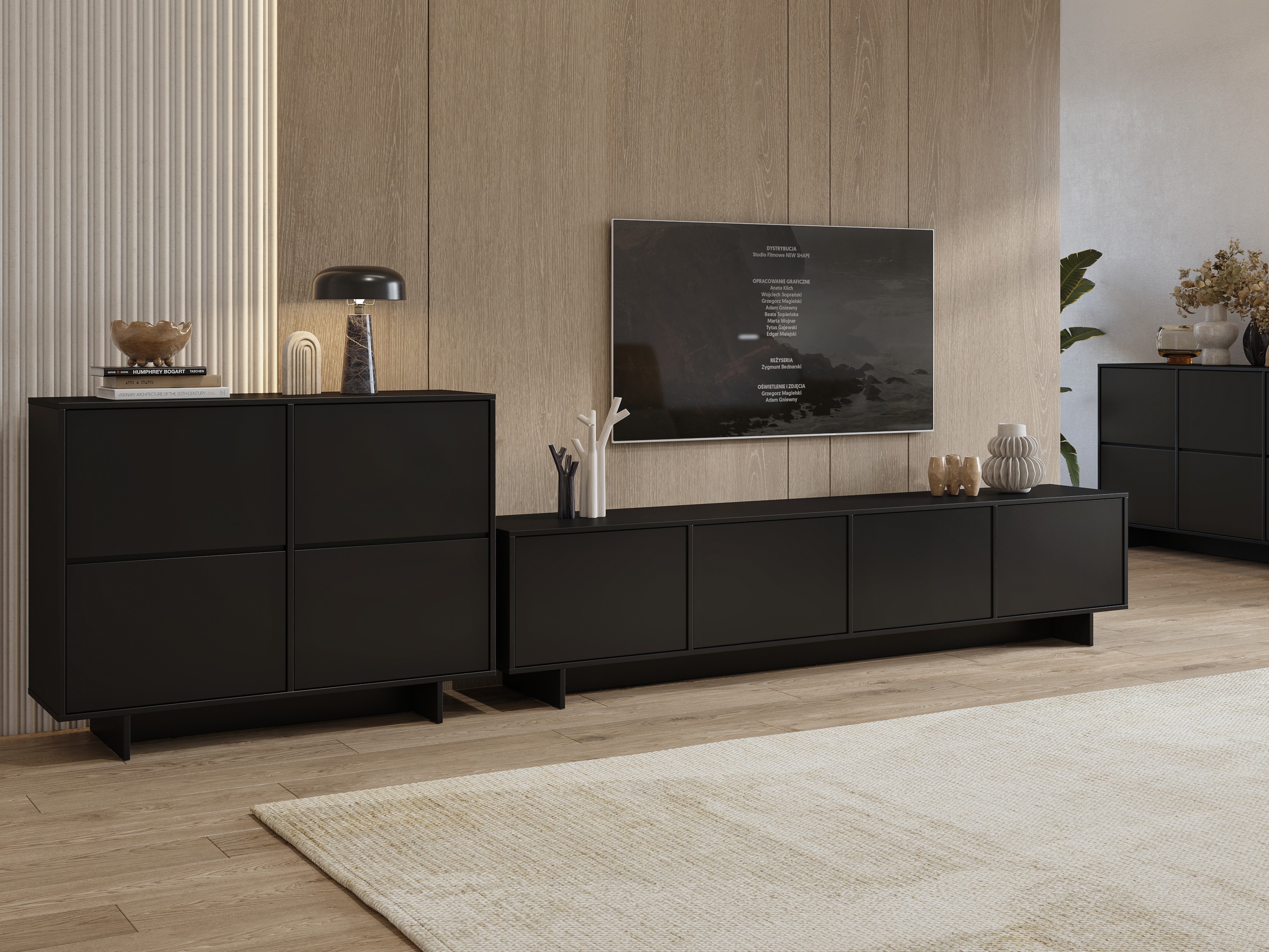 Bufet Cavbali 100 (Negru)