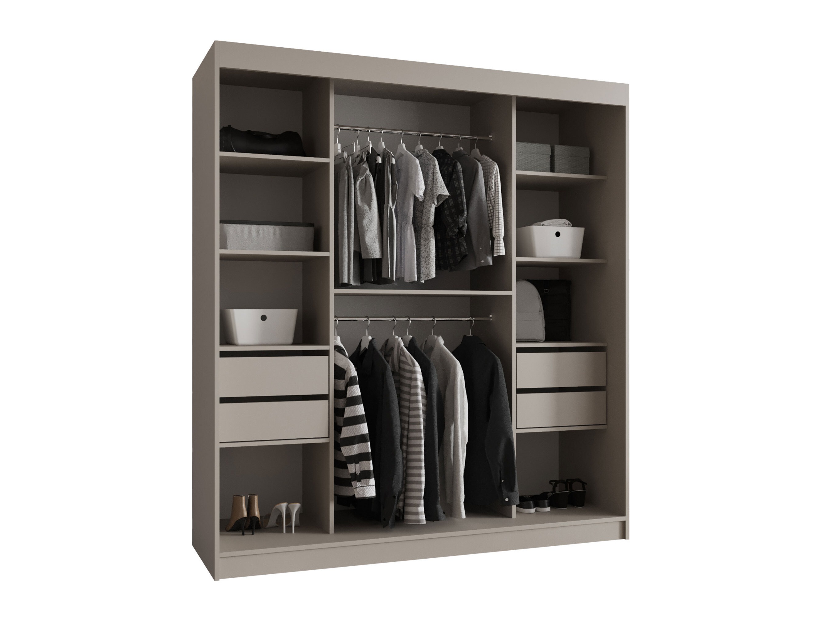 Dulap Hartford 529 (Negru)