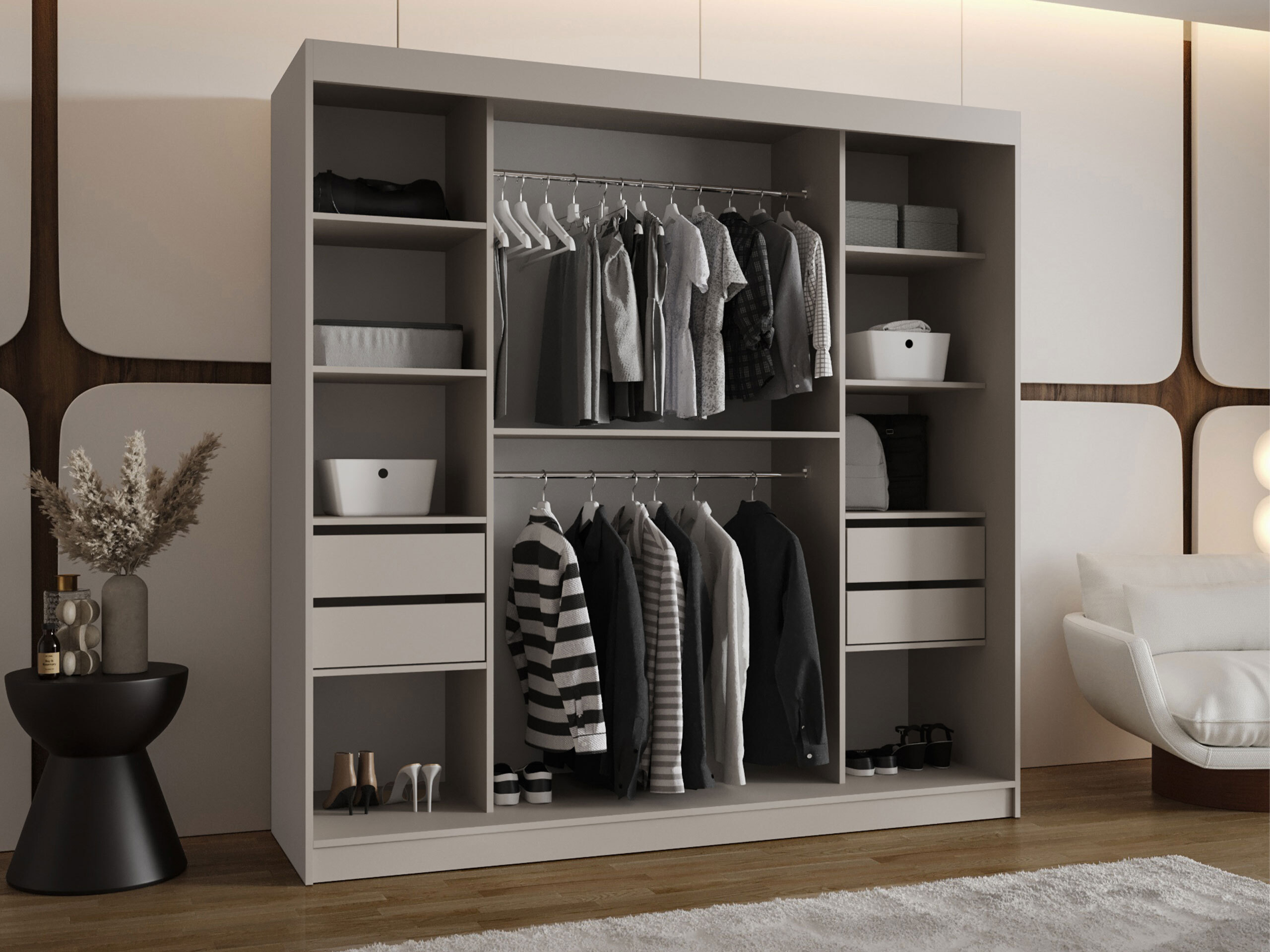 Dulap Hartford 531 (Negru)