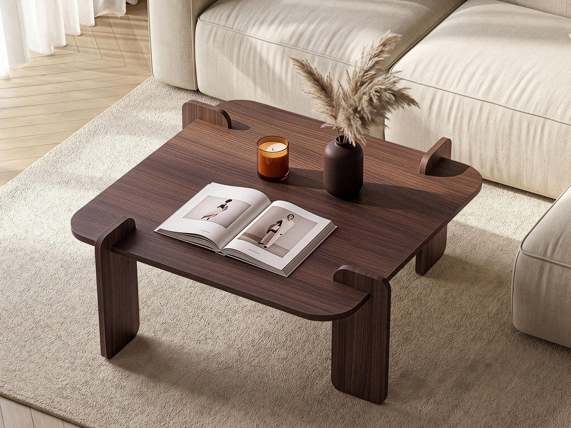 Măsuță de cafea Novato 169 (Nuc)