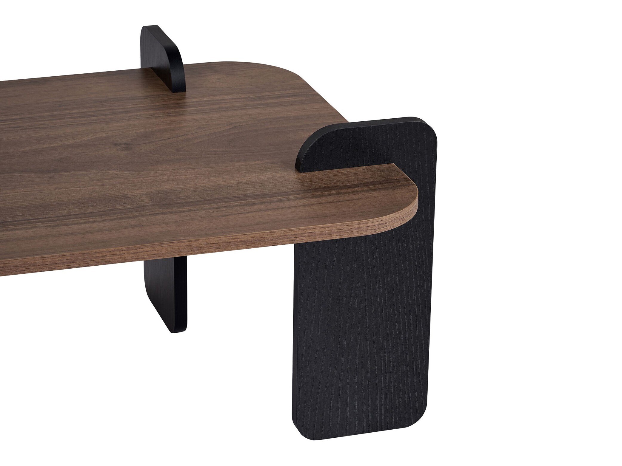 Măsuță de cafea Novato 170 (Nuc + Negru)