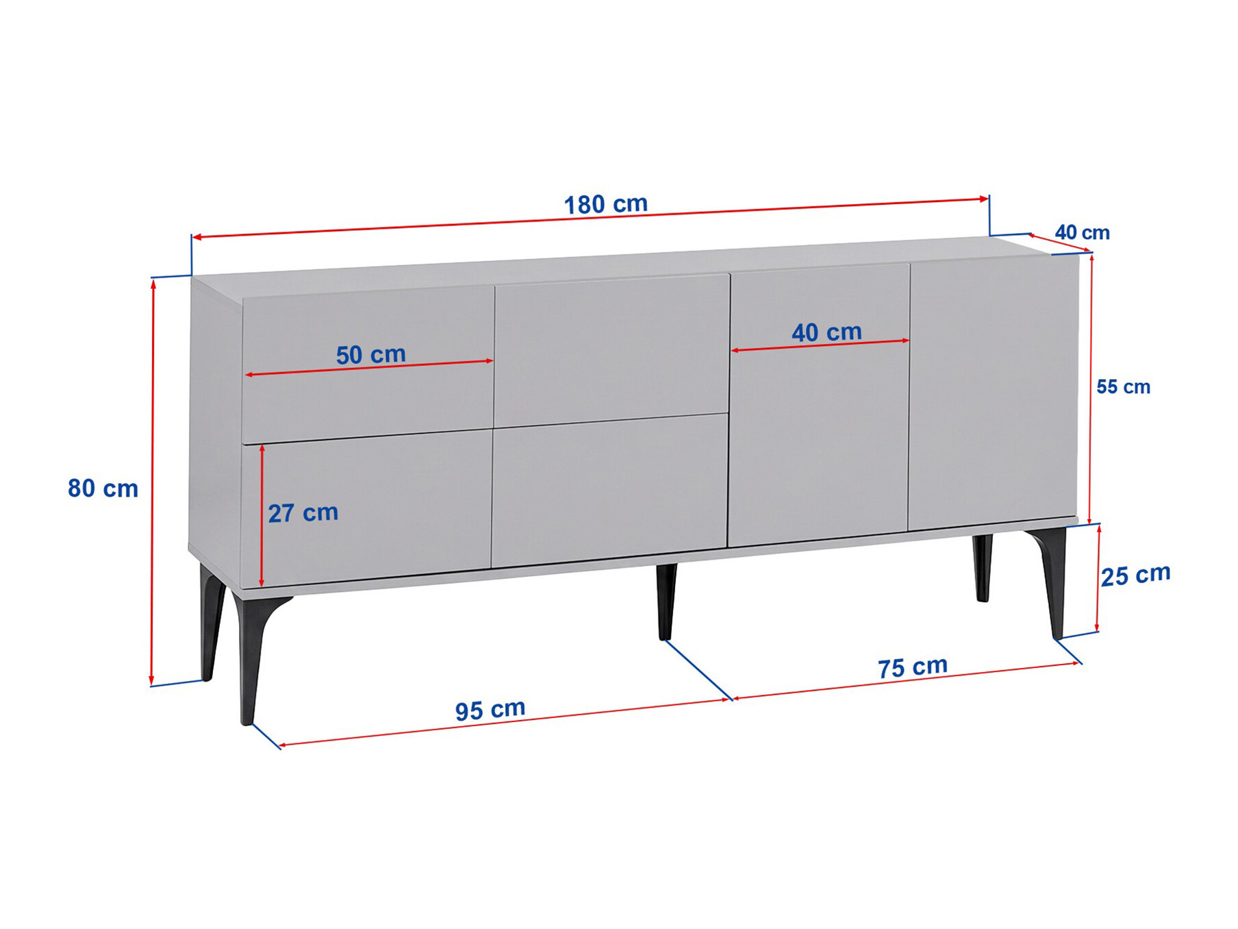 Bufet Novato 175 (Nuc)