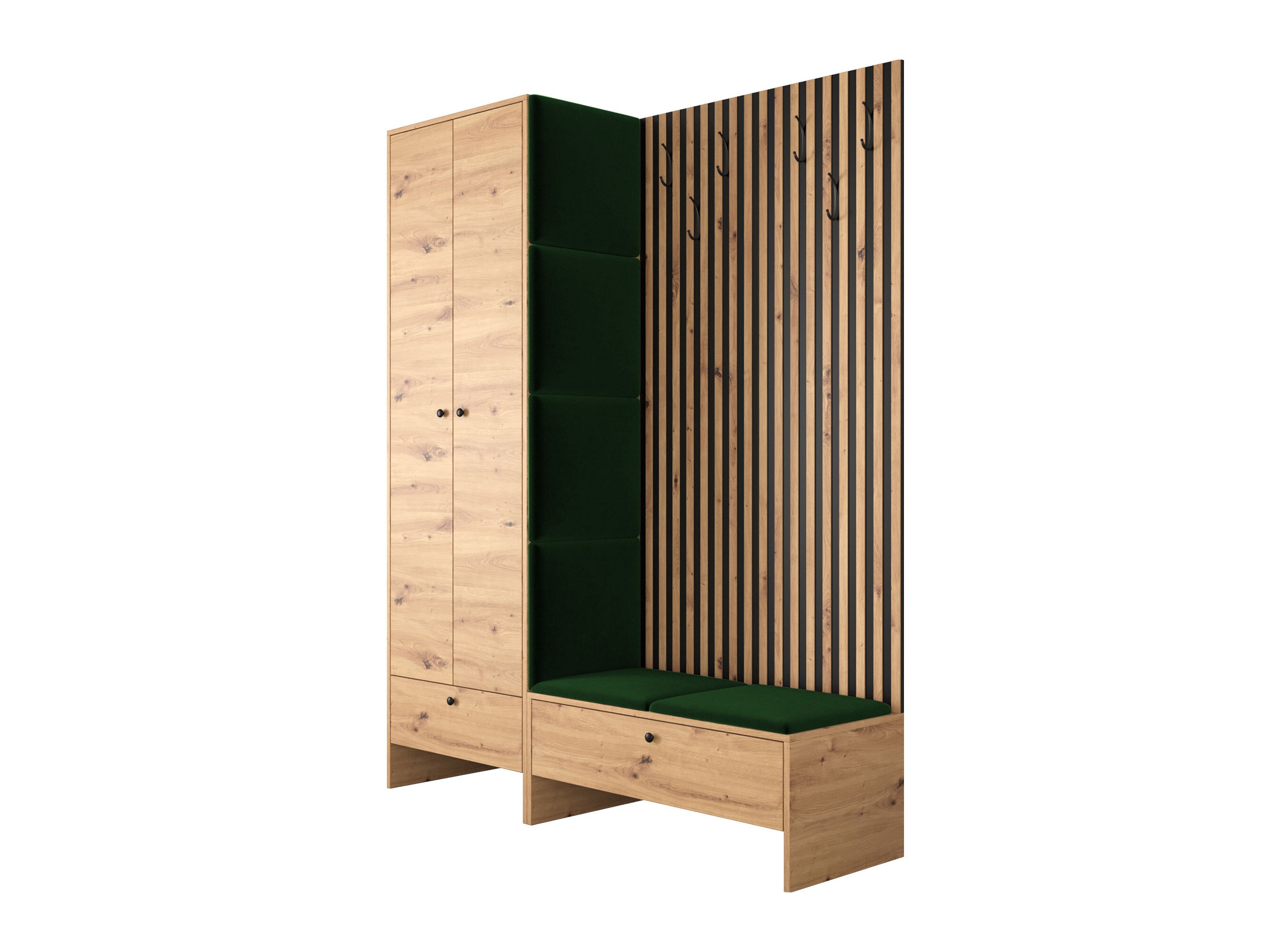 Set de hol Donio III (Stejar artizan + Polo 889)