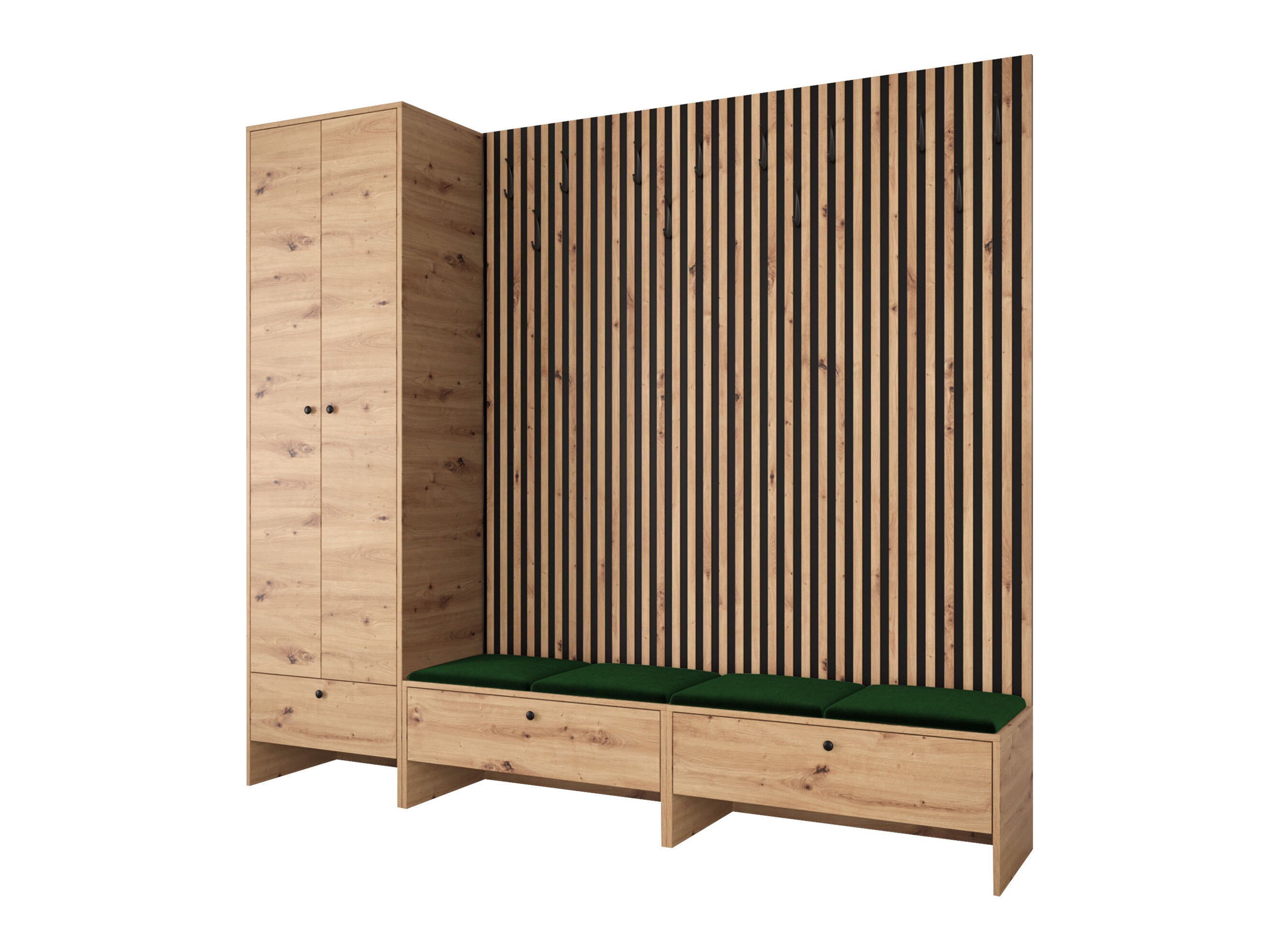 Set de hol Donio VI (Stejar artizan + Polo 889)