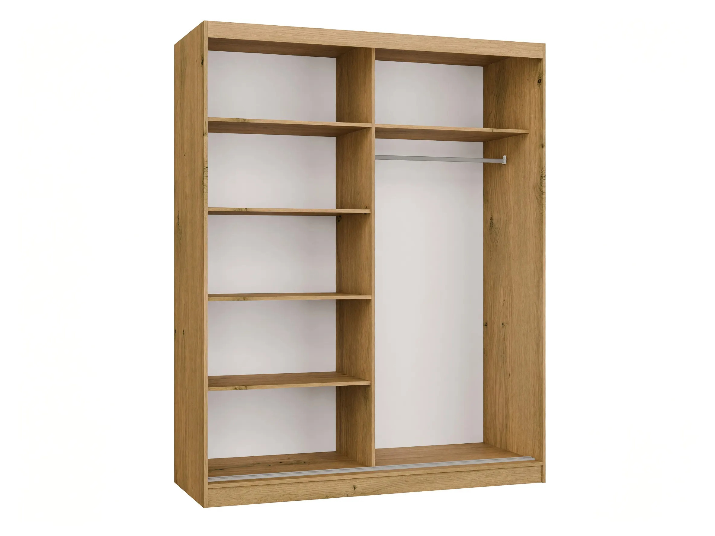 Dulap Mandeville 167 (Stejar artizan + Alb)