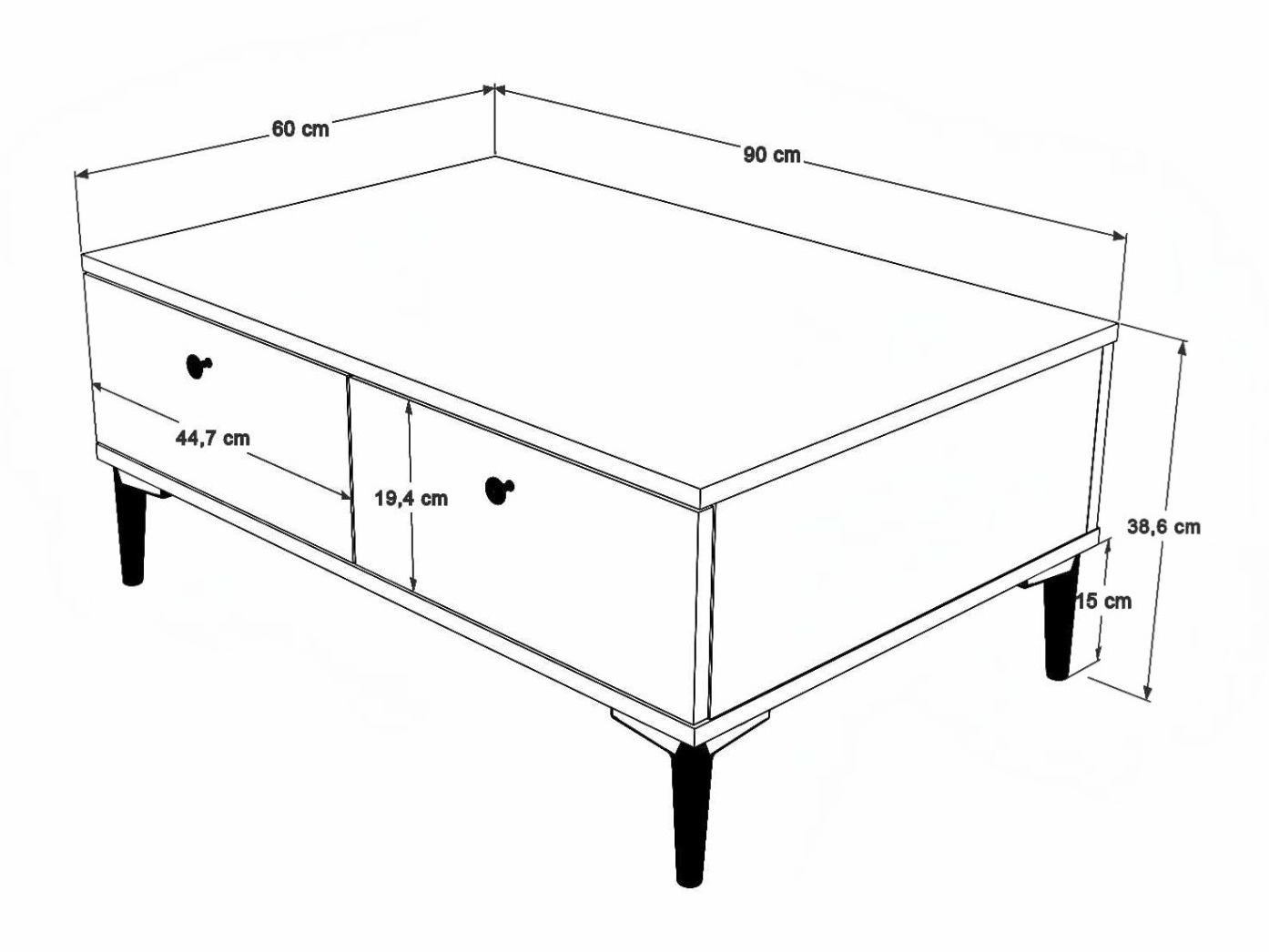 Măsuță de cafea Kailua 2853