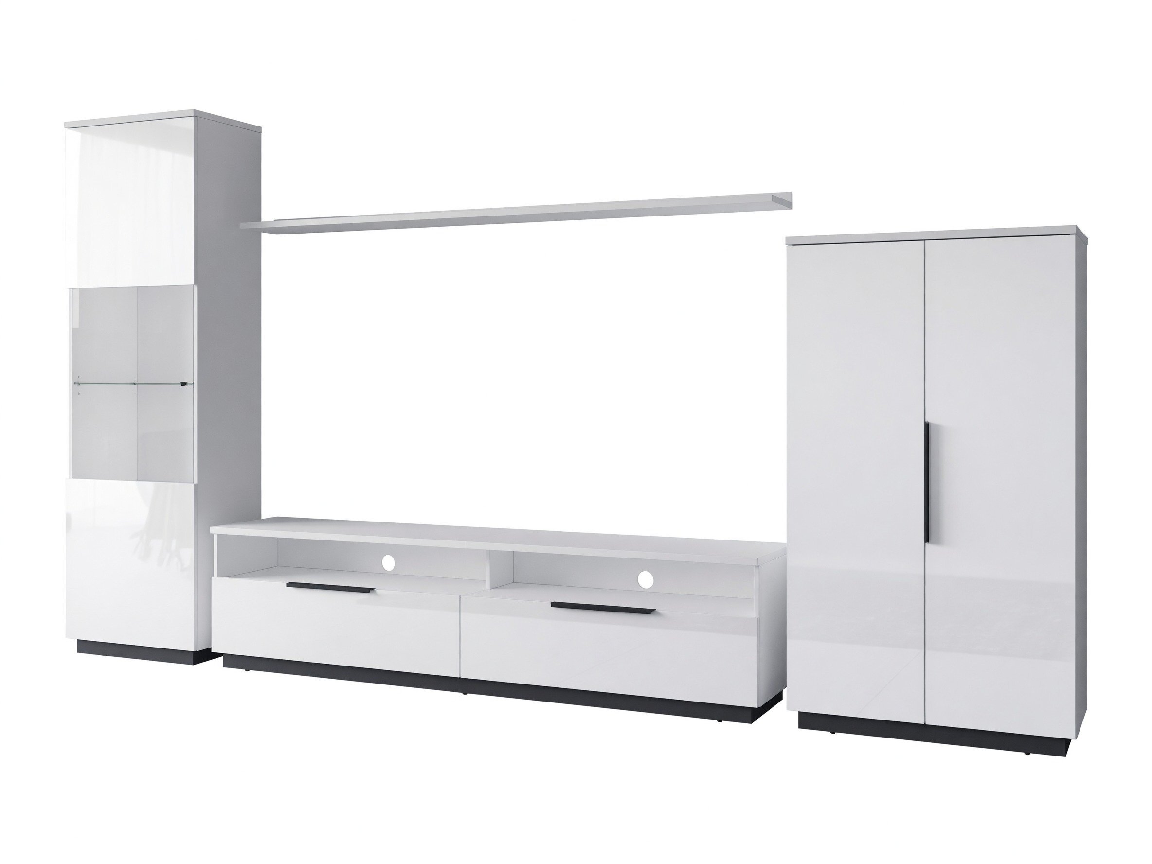 Set de living Talevaro 106 (Alb + Alb lucios)