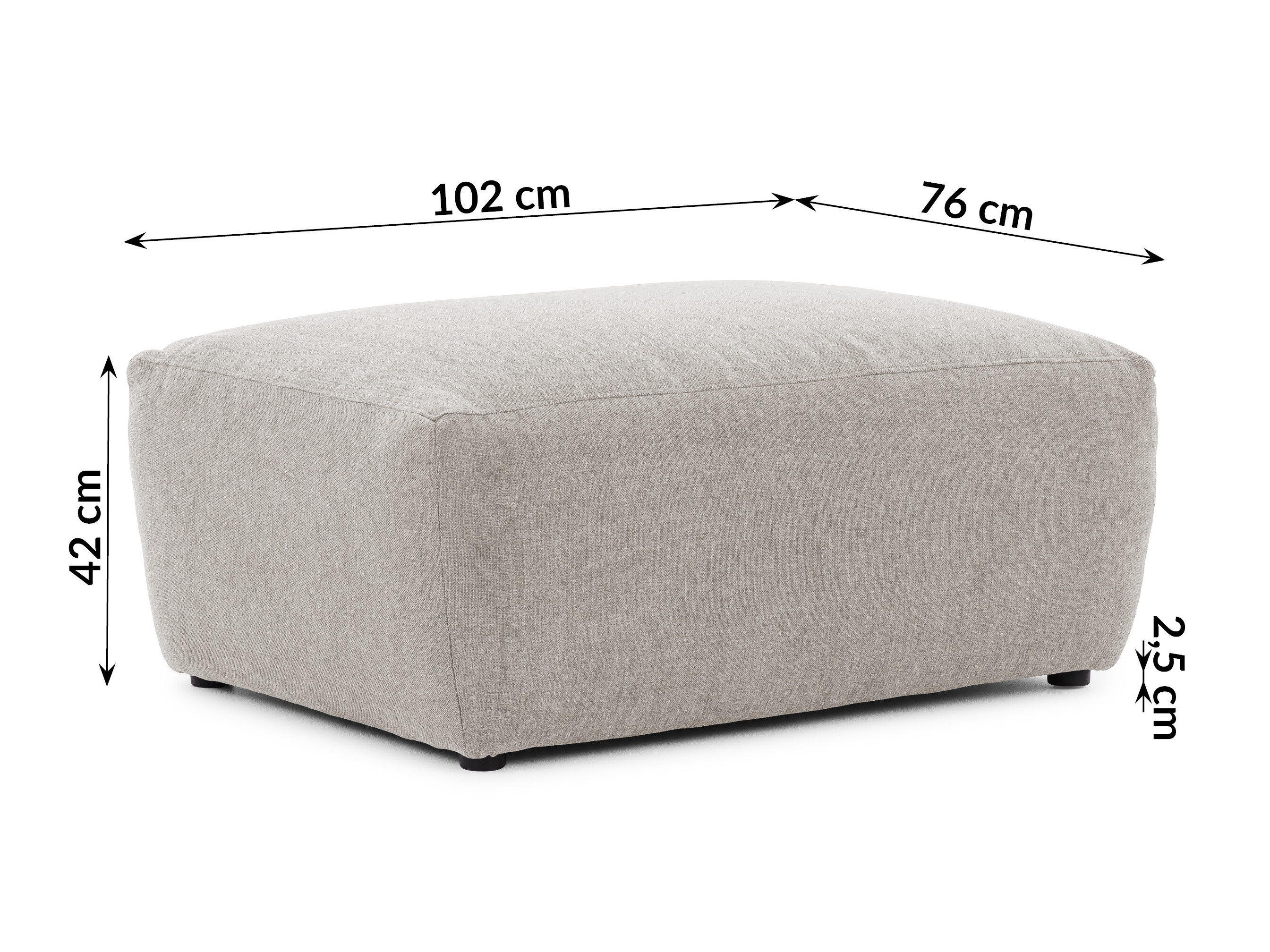Taburet tapițat Rocklin 235 (Alta 04)