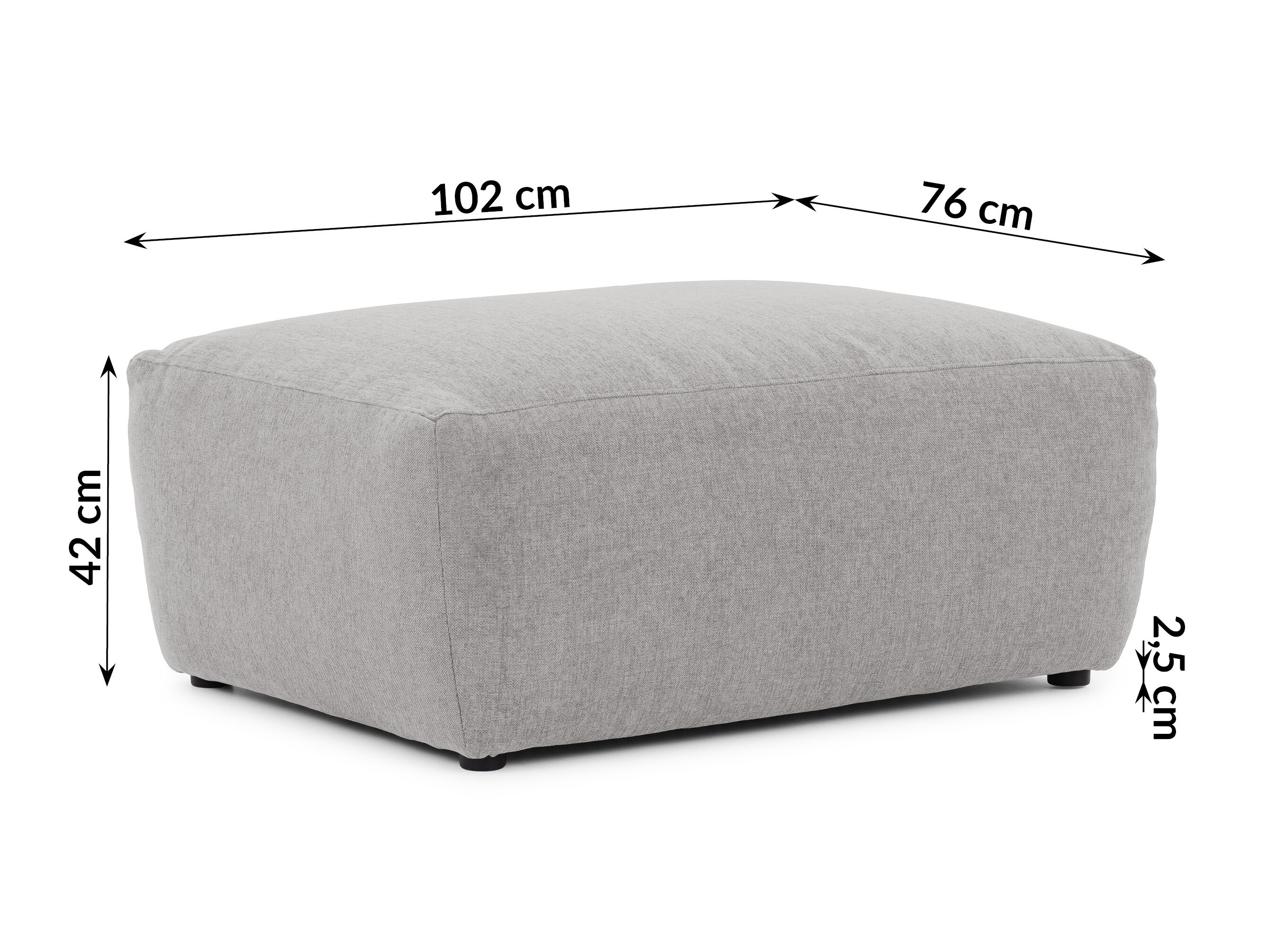 Taburet tapițat Rocklin 235 (Alta 15)