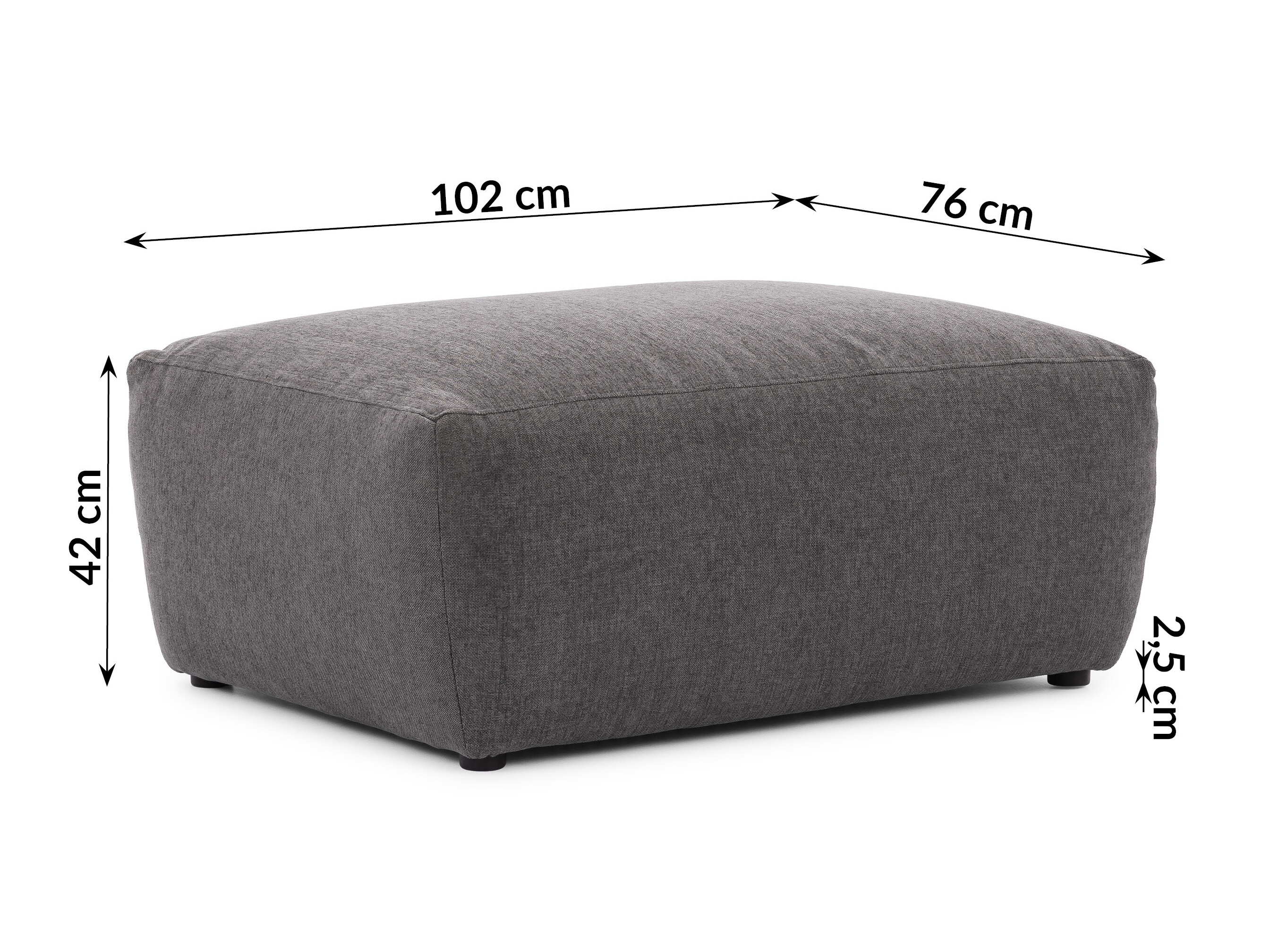 Taburet tapițat Rocklin 235 (Alta 17)