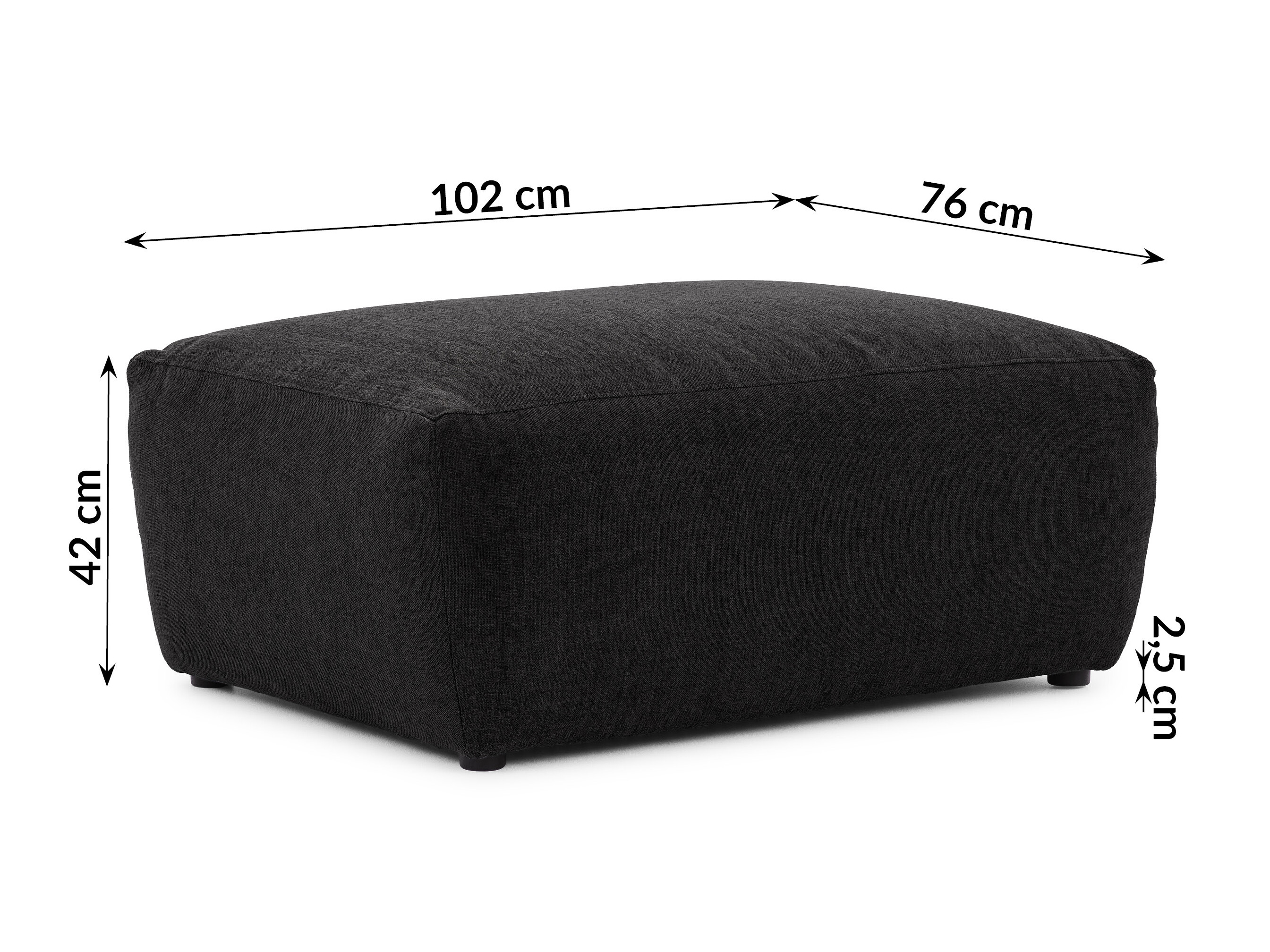Taburet tapițat Rocklin 235 (Alta 18)
