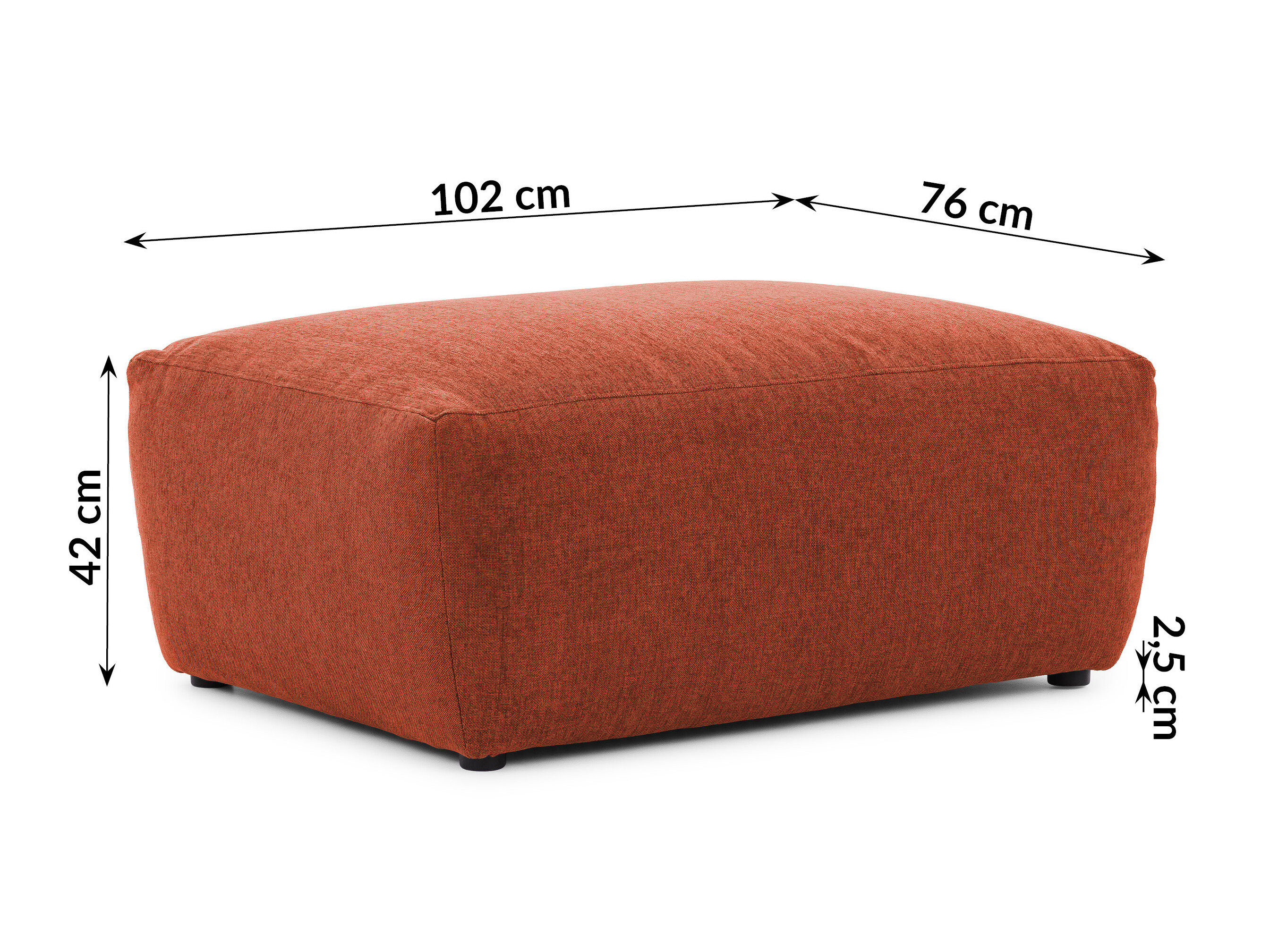 Taburet tapițat Rocklin 235 (Alta 25)
