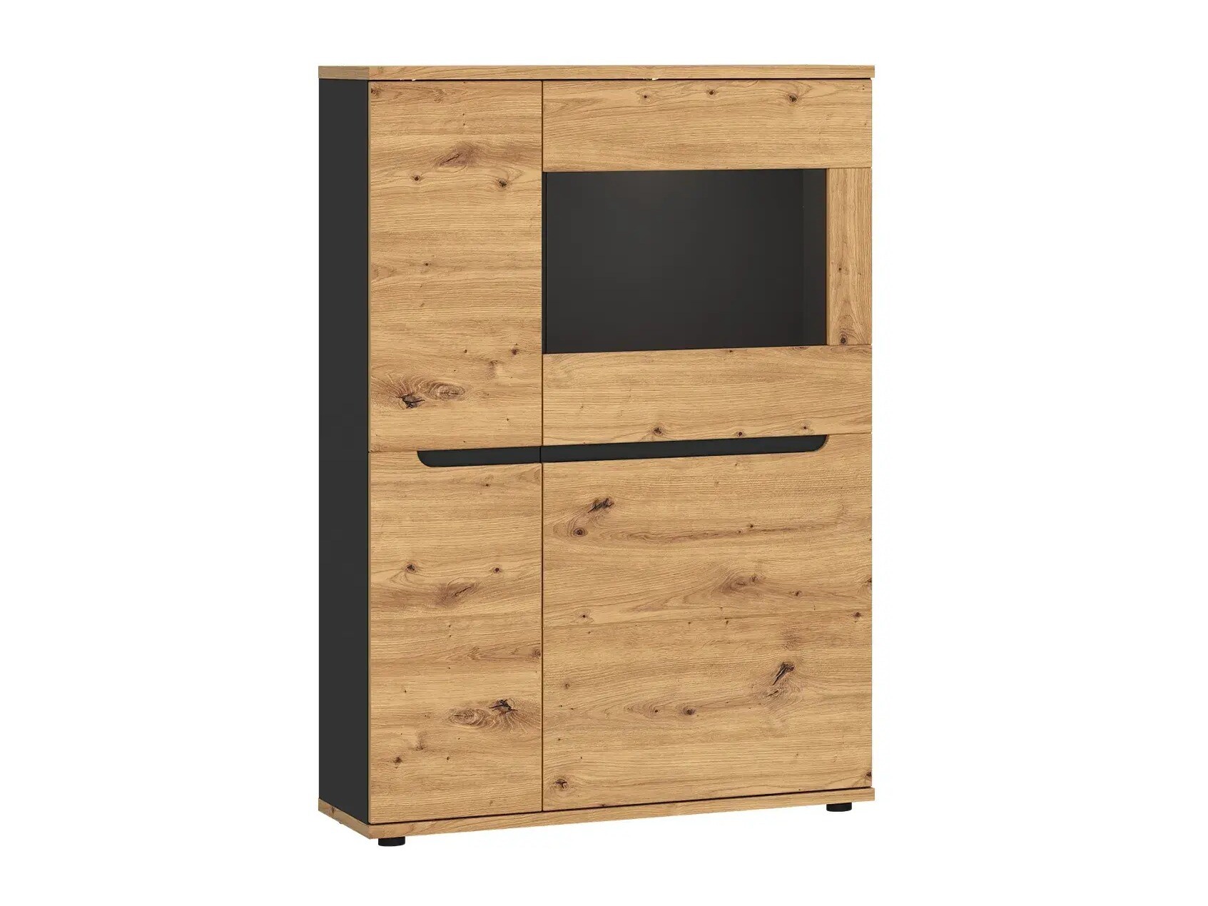 Bufet Deldori 102 (Stejar artizan + Antracit)