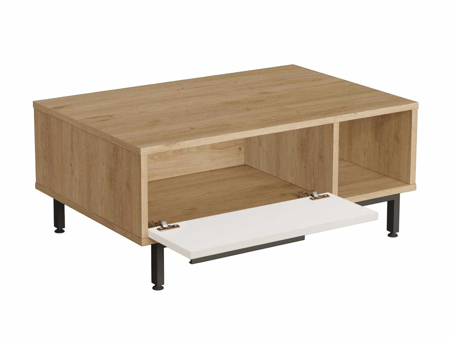 Măsuță de cafea Fertore 102 (Stejar + Alb)