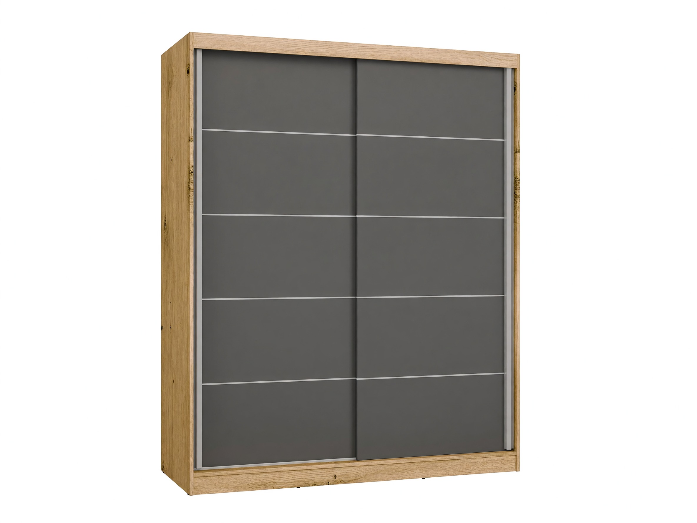 Dulap Mandeville 177 (Stejar artizan + Antracit)