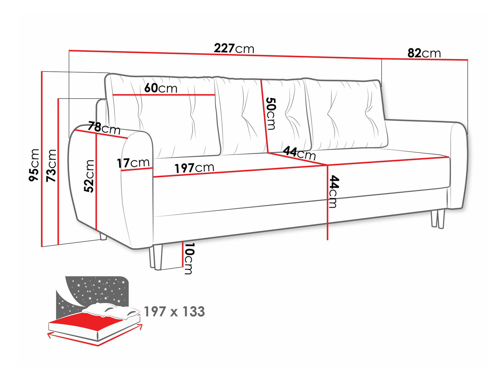 Canapea extensibilă SR12281