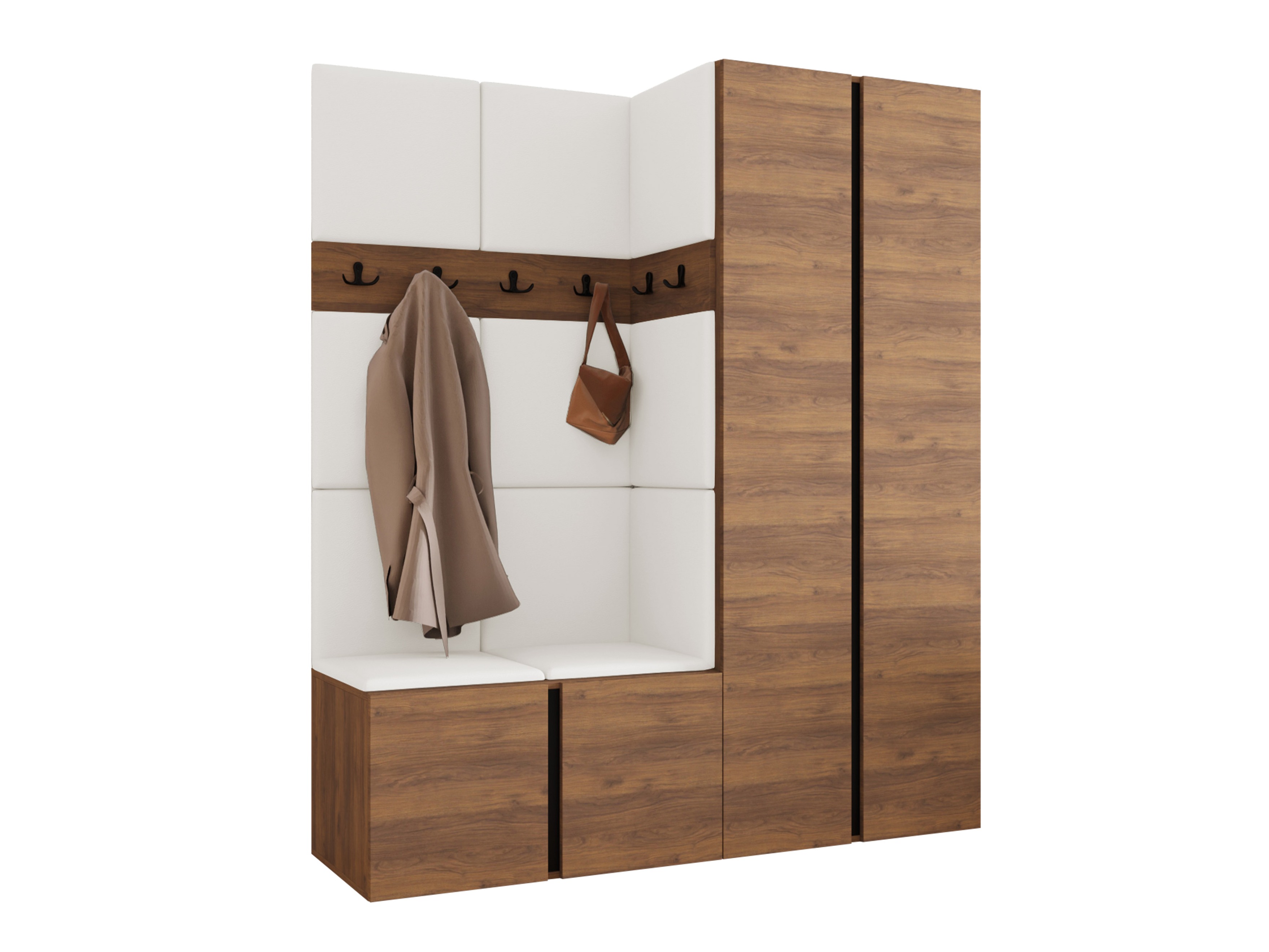 Set de hol Pinis III (Piele ecologică Soft 017)