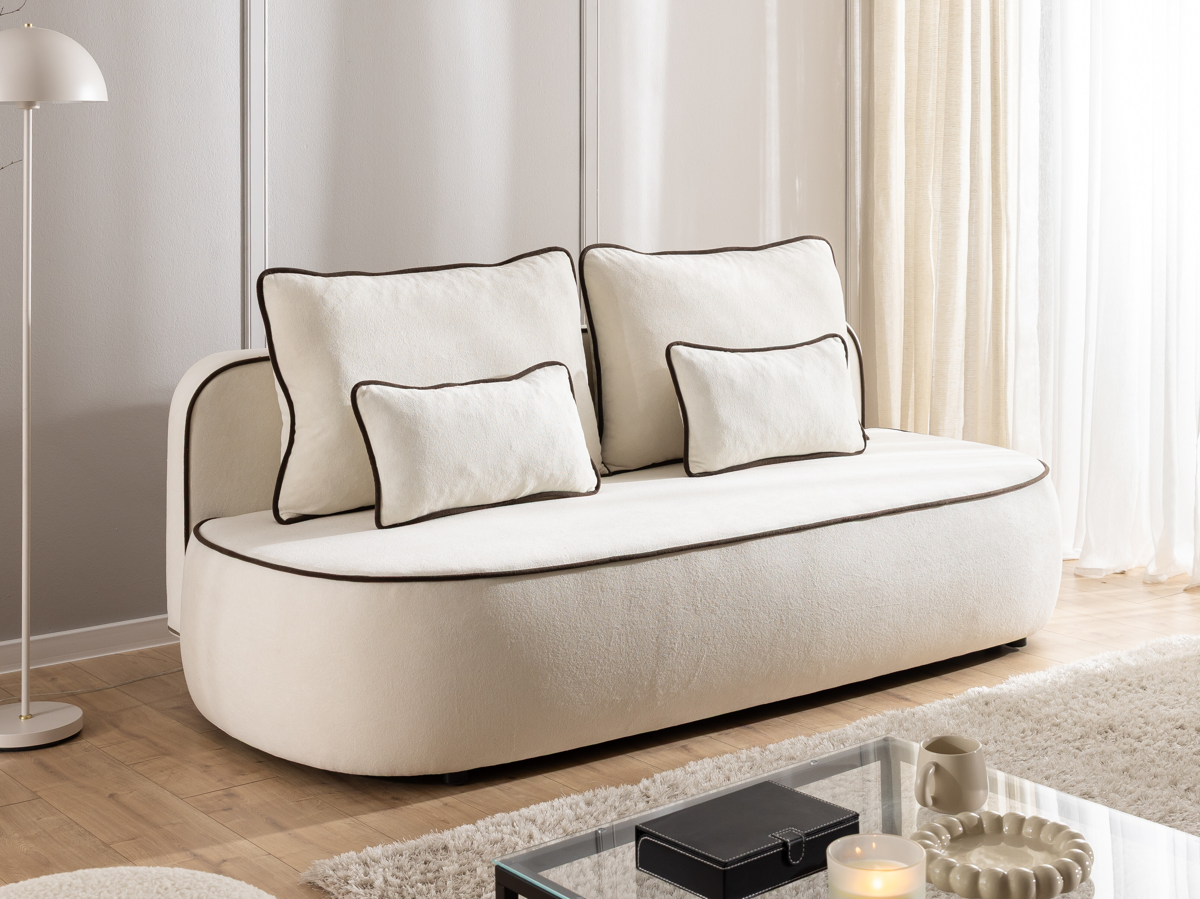 Canapea extensibilă Rocklin 243 (Soft 01 + Soft 06)