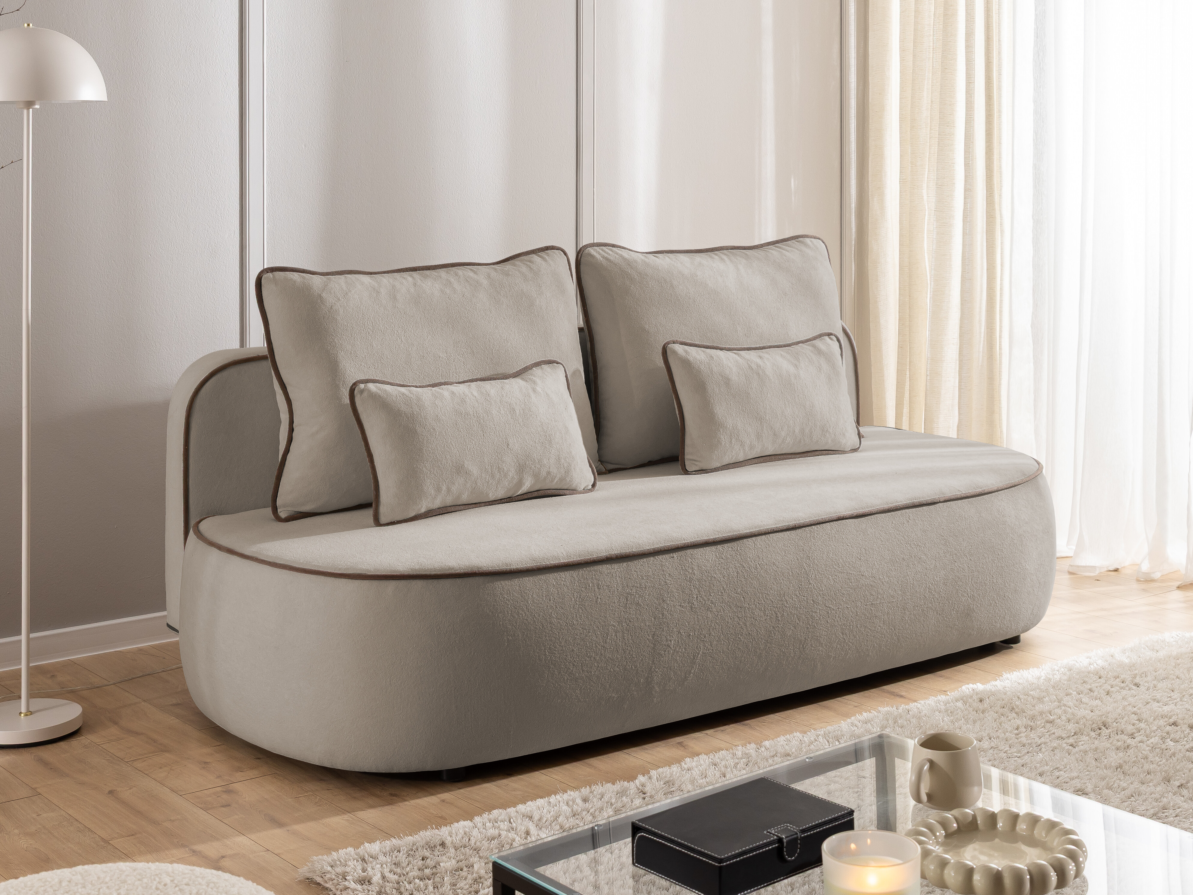 Canapea extensibilă Rocklin 243 (Soft 04 + Soft 06)