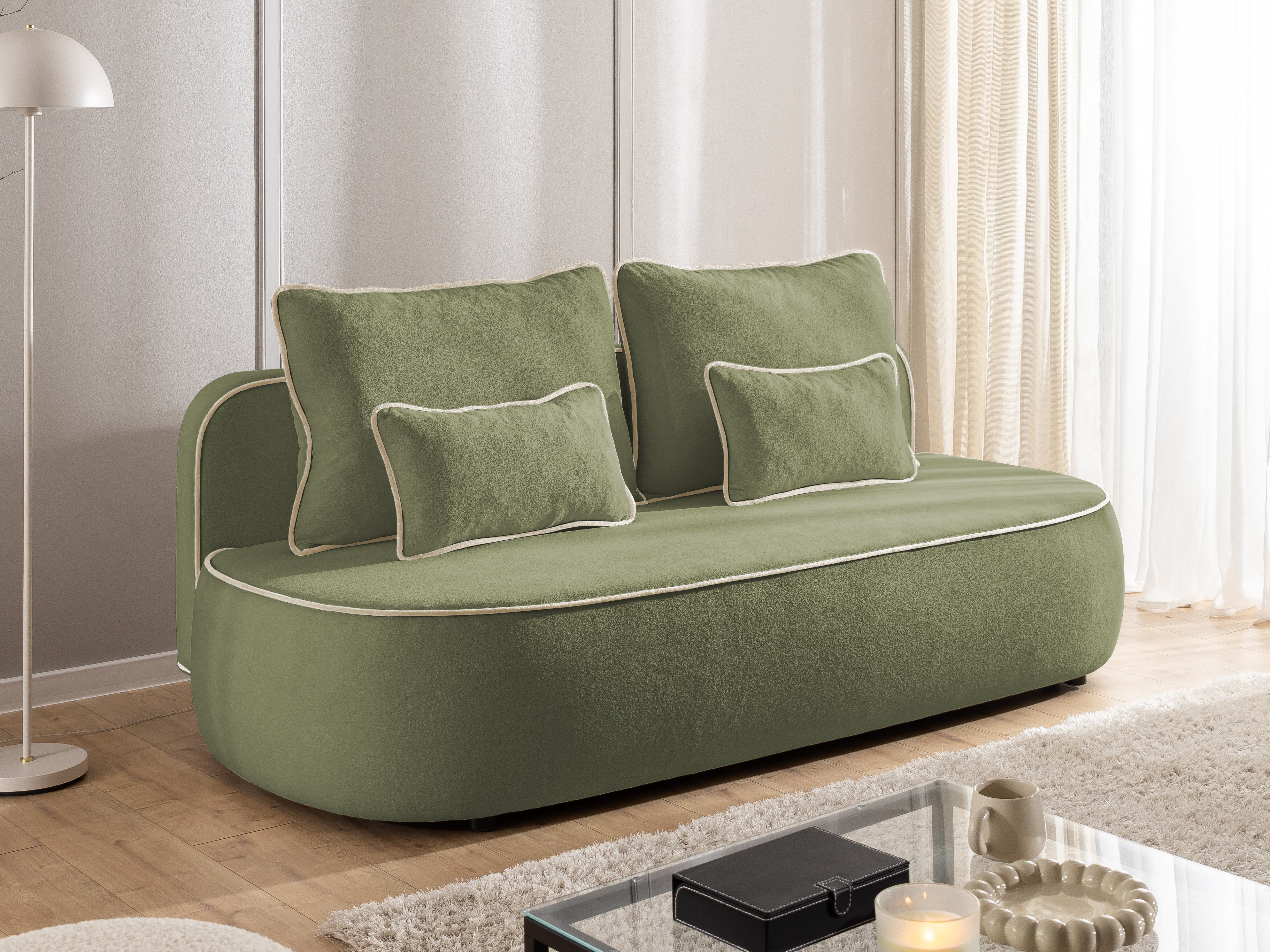 Canapea extensibilă Rocklin 243 (Soft 12 + Soft 02)