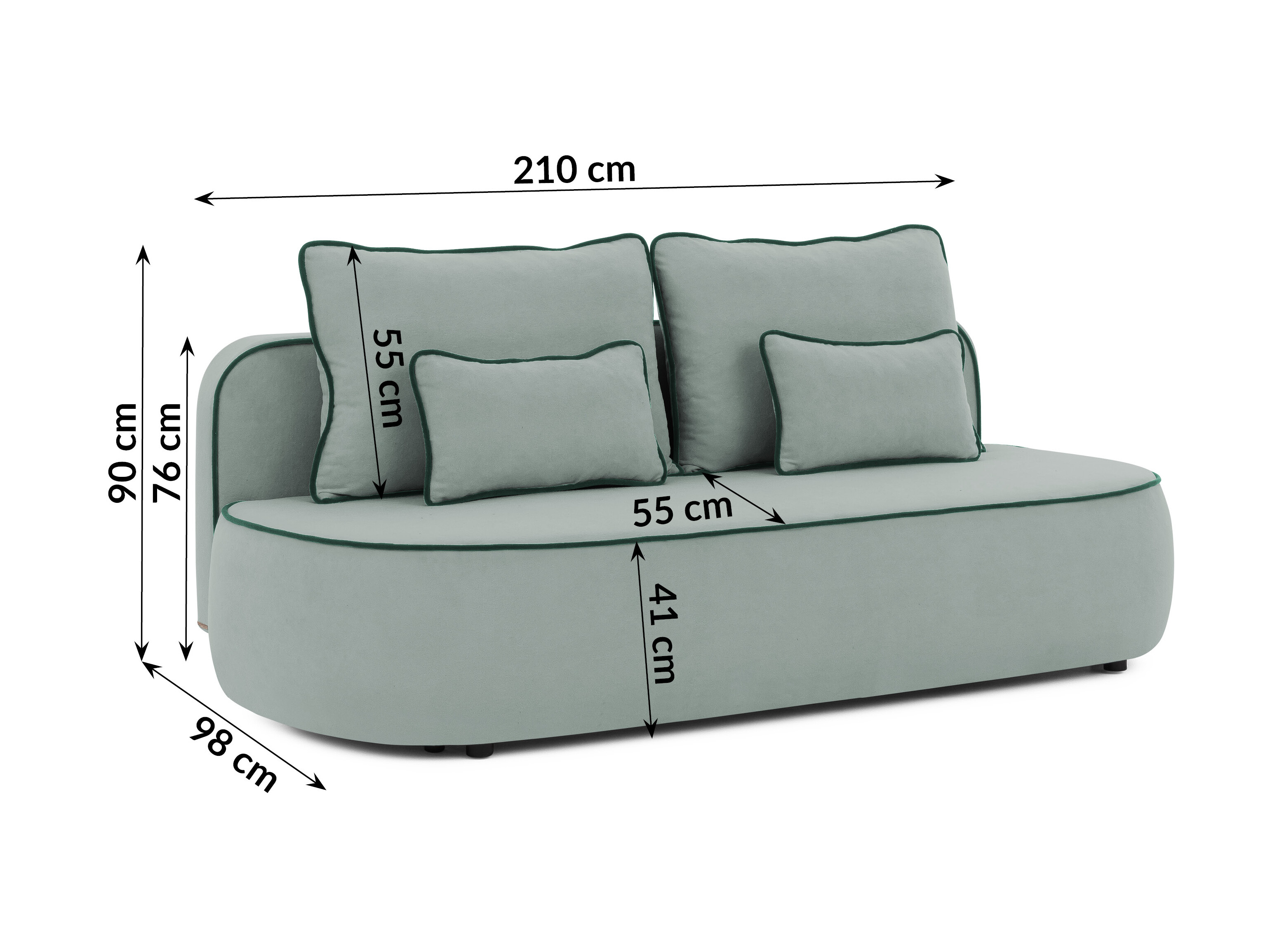 Canapea extensibilă Rocklin 243 (Soft 15 + Soft 14)