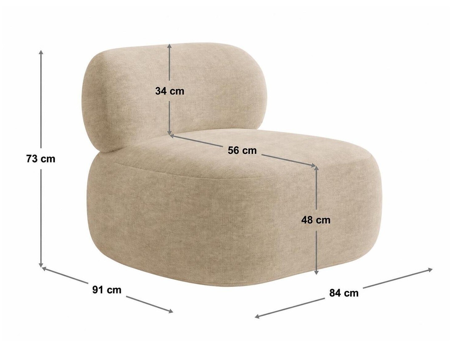 Fotoliu Beckley 408 (Golden 21)