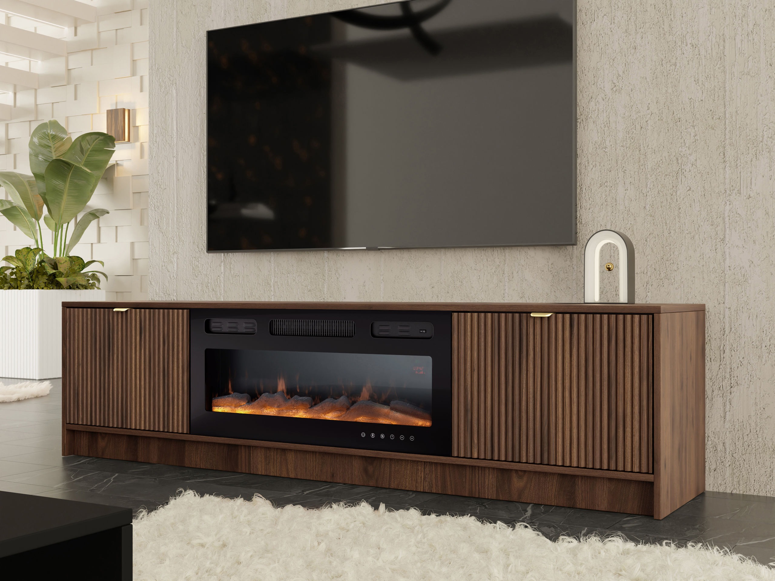 Comodă TV Comfivo Papilio II (Nuc)
