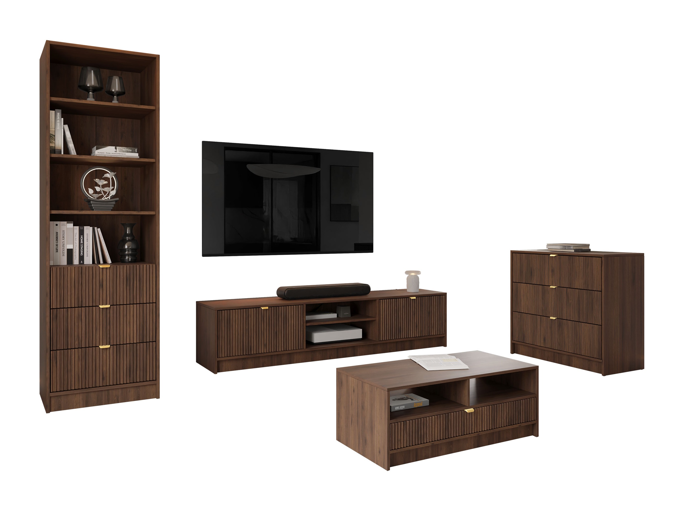 Set de living Comfivo Papilio VII (Nuc)