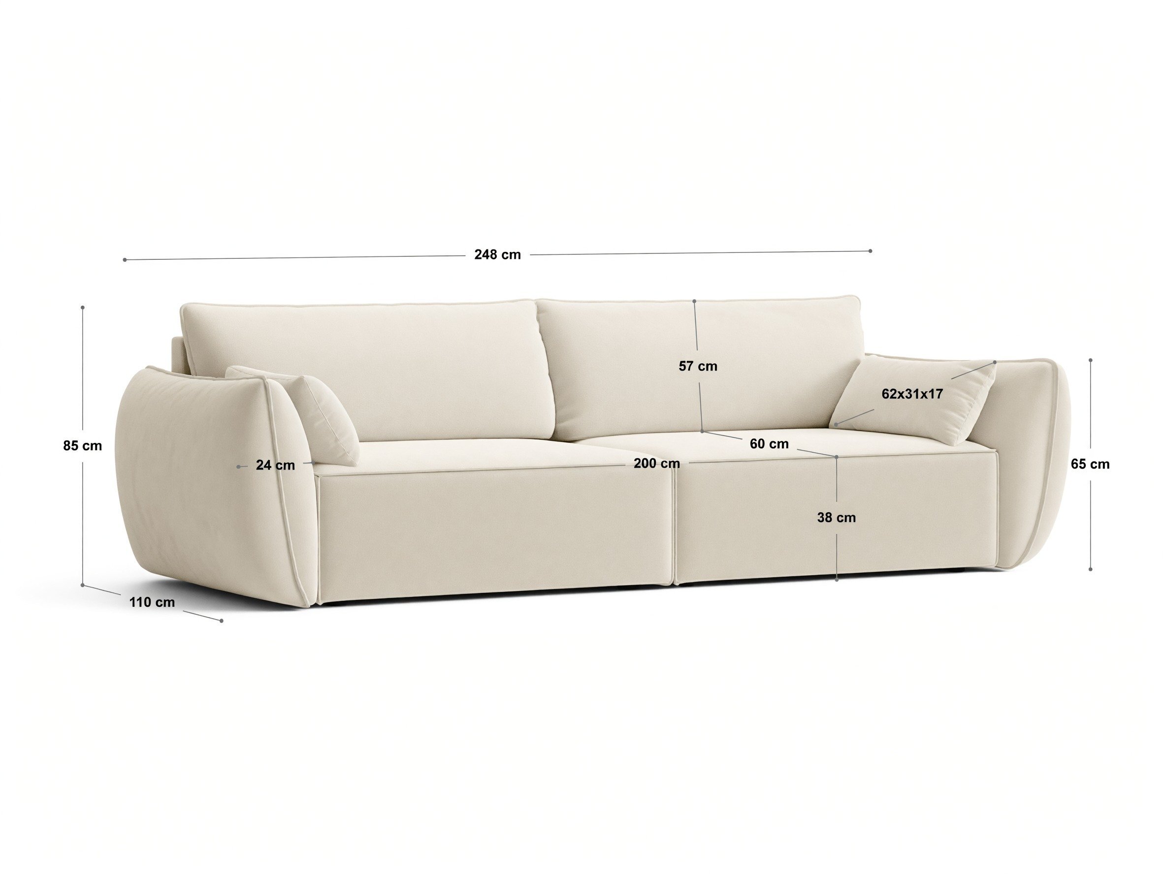 Canapea Belenoe 102 (Bluvel 40)