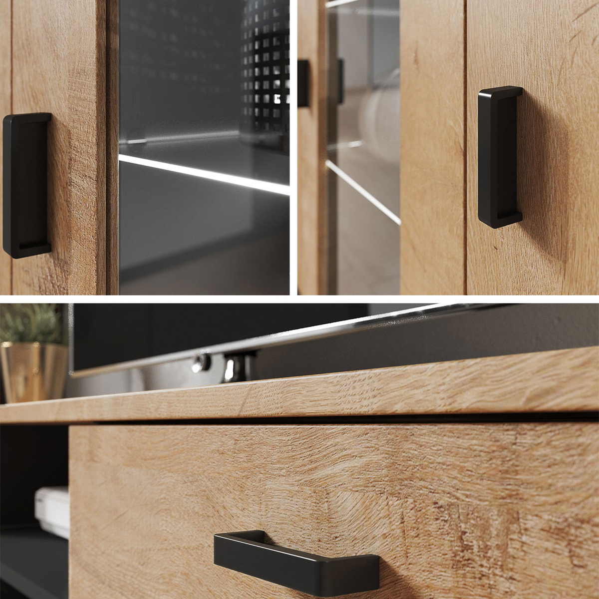 Set de living Tornola 109 (Alb + Alb lucios)